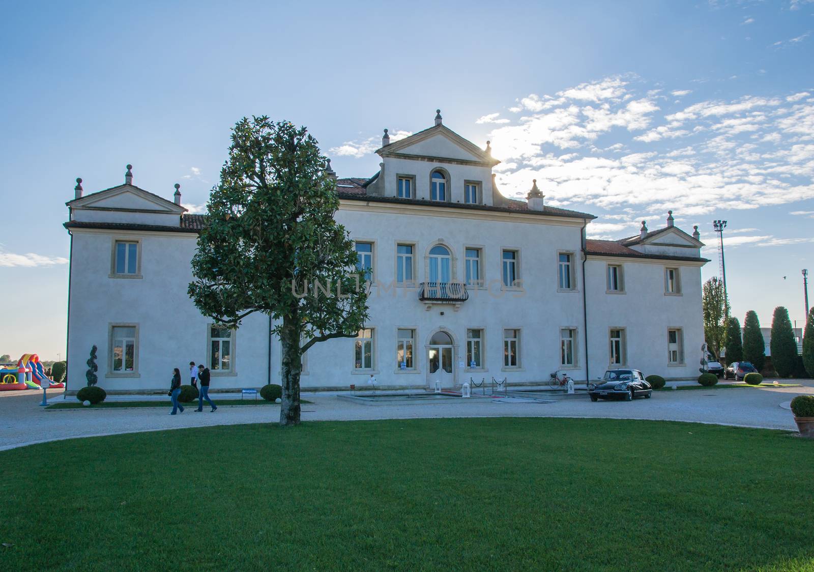 ZIMELLA, ITALY - OCTOBER 26: Villa Cornaro open for a wedding fair on Zimella Sunday, October 26, 2014. Villa Cornaro founded in the sixteenth century, built by the aristocratic Cornaro family.