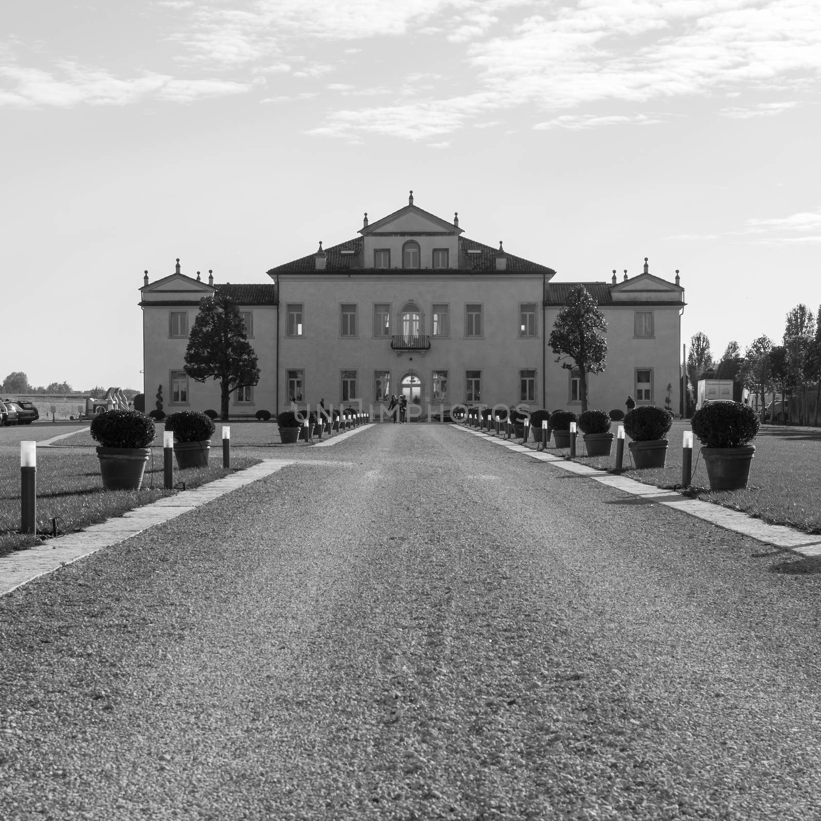 ZIMELLA, ITALY - OCTOBER 26: Villa Cornaro open for a wedding fair on Zimella Sunday, October 26, 2014. Villa Cornaro founded in the sixteenth century, built by the aristocratic Cornaro family.