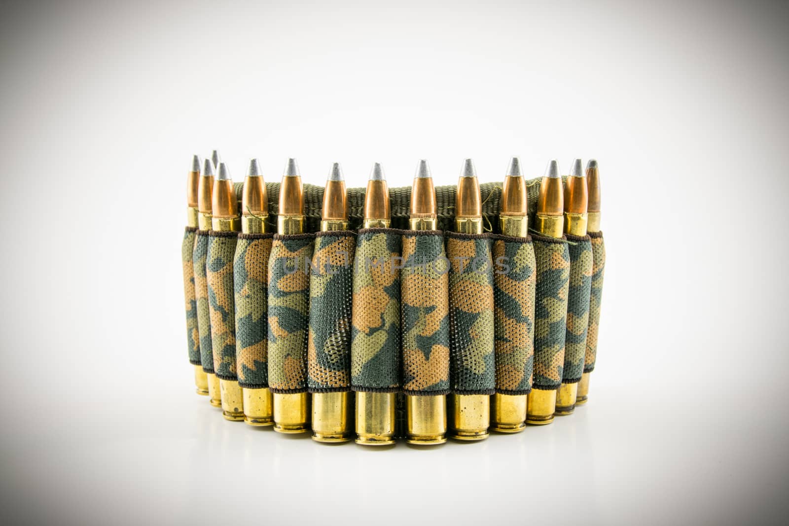 camouflage ammunition belt for rifle