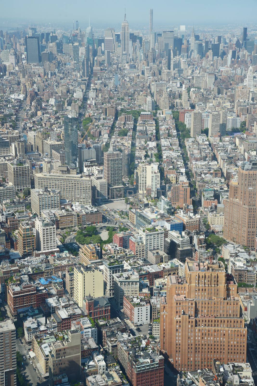 new york from one world tower by porbital