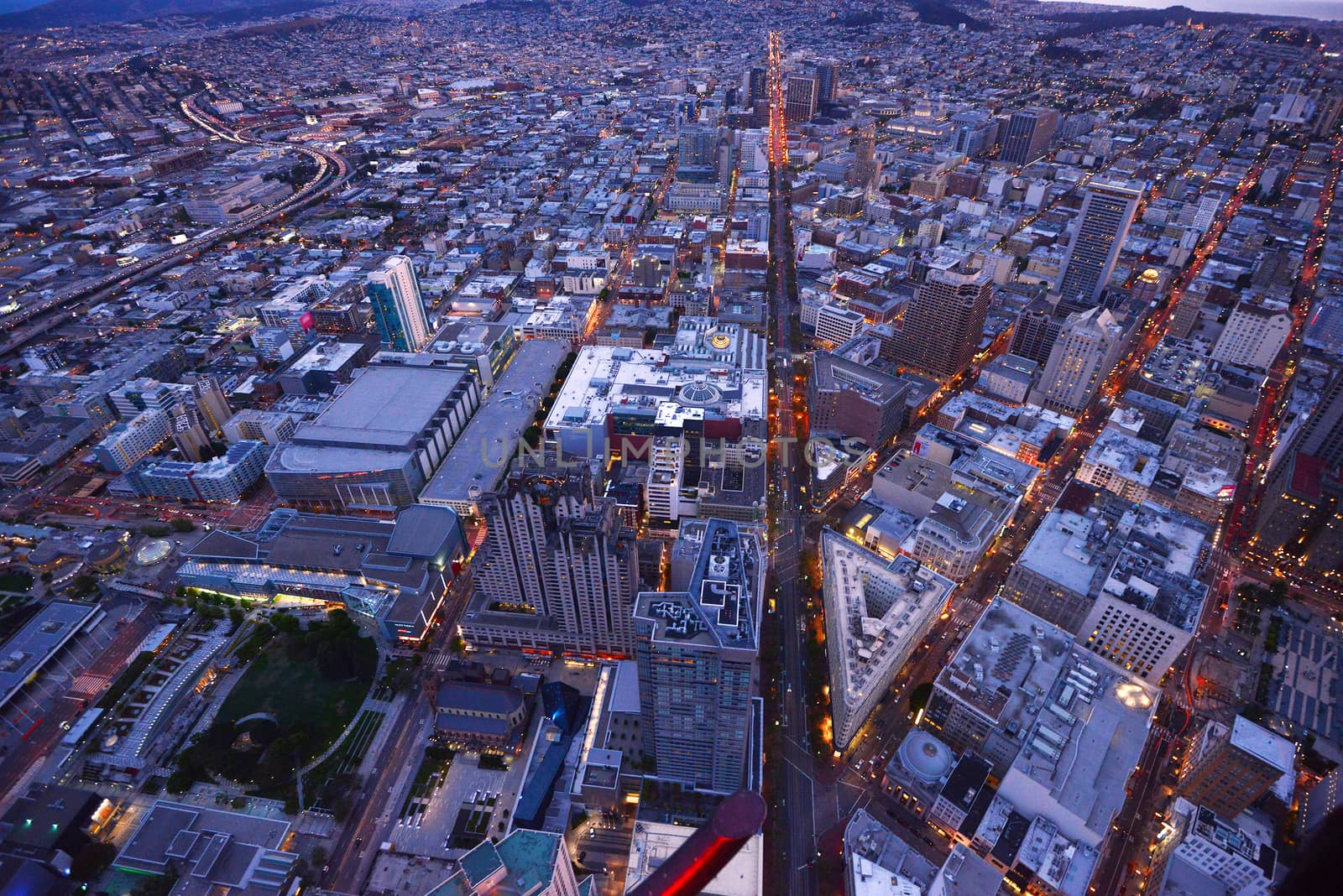 san francisco aerial view by porbital