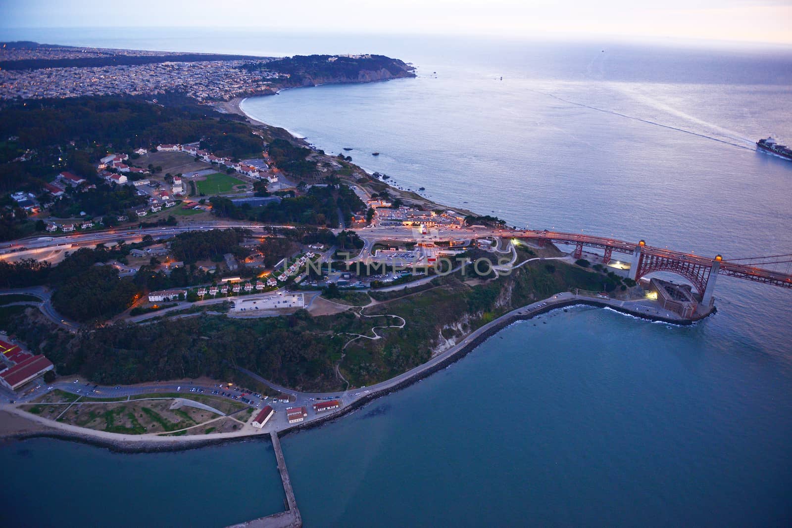 san francisco aerial view by porbital