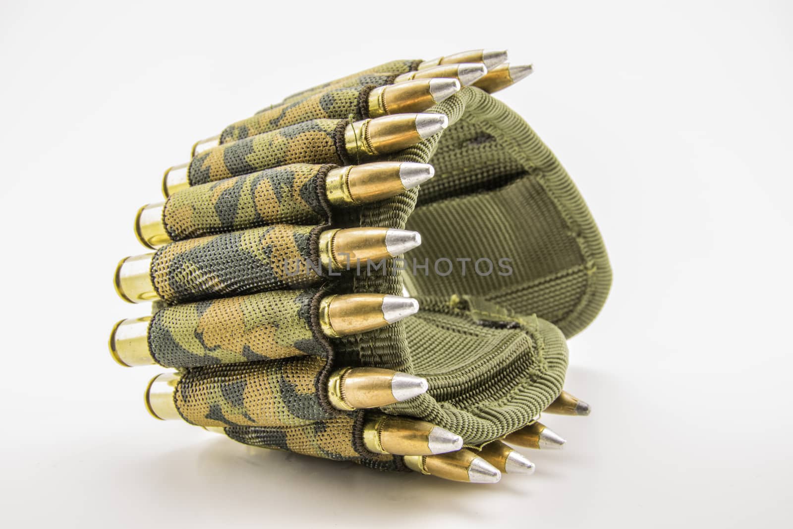 camouflage ammunition belt for rifle