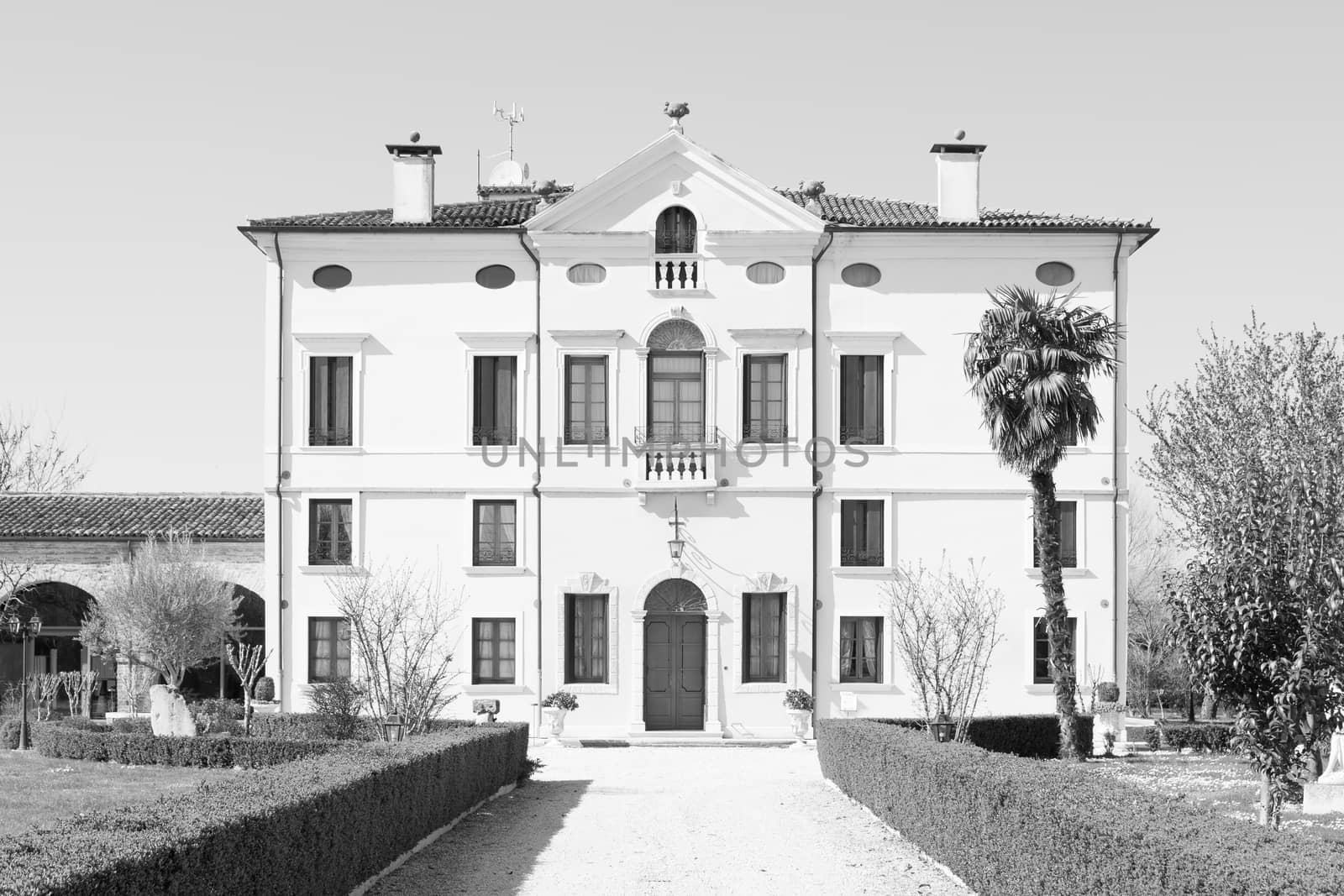 VERONA, ITALY - MARCH 29: Villa Bongiovanni open for a wedding fair on Verona Saturday, March 29, 2015. It was built in a neoclassical style in the eighteenth century by the Bongiovanni family.