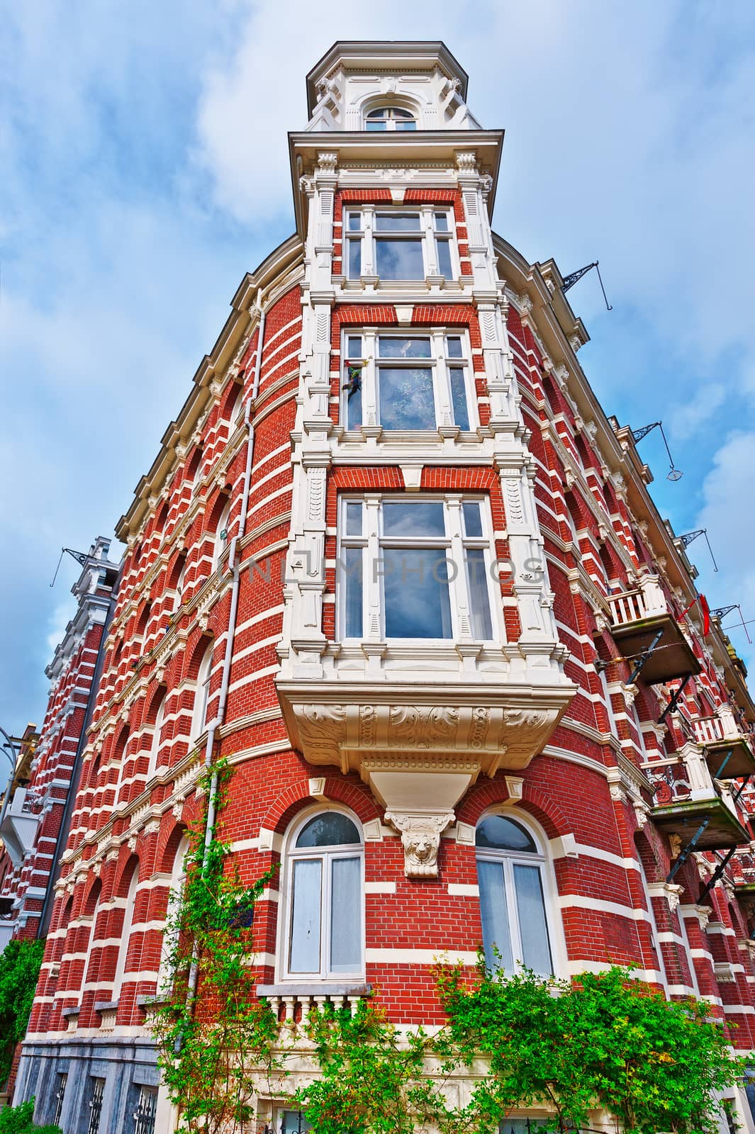 The Flemish Facade in the Dutch City of Amsterdam