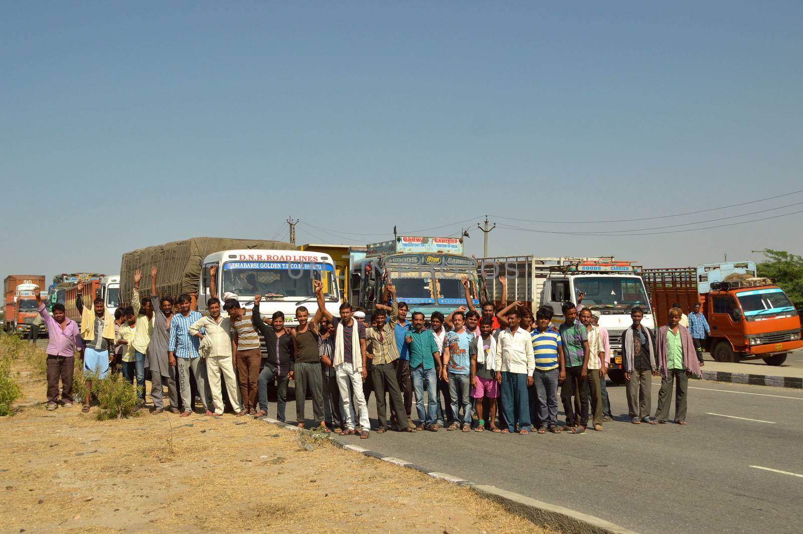 INDIA - STRIKE - TRANSPORTATION WORKERS by newzulu