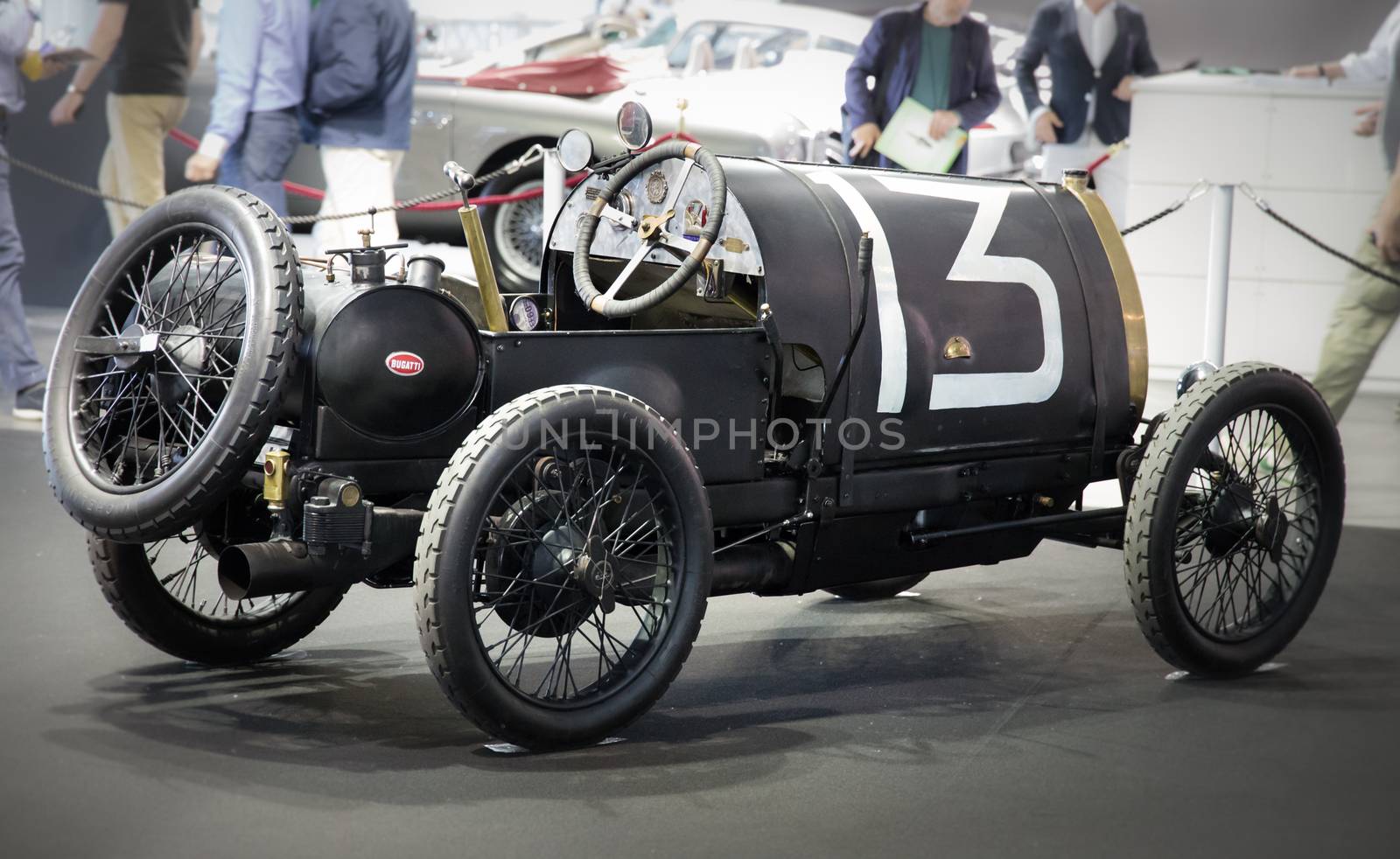 VERONA, ITALY - MAY 9: The municipality of Verona organizes a free gathering of sports and antique cars in Verona on Saturday, May 9, 2015.
Are exposed the most beautiful cars in the world.