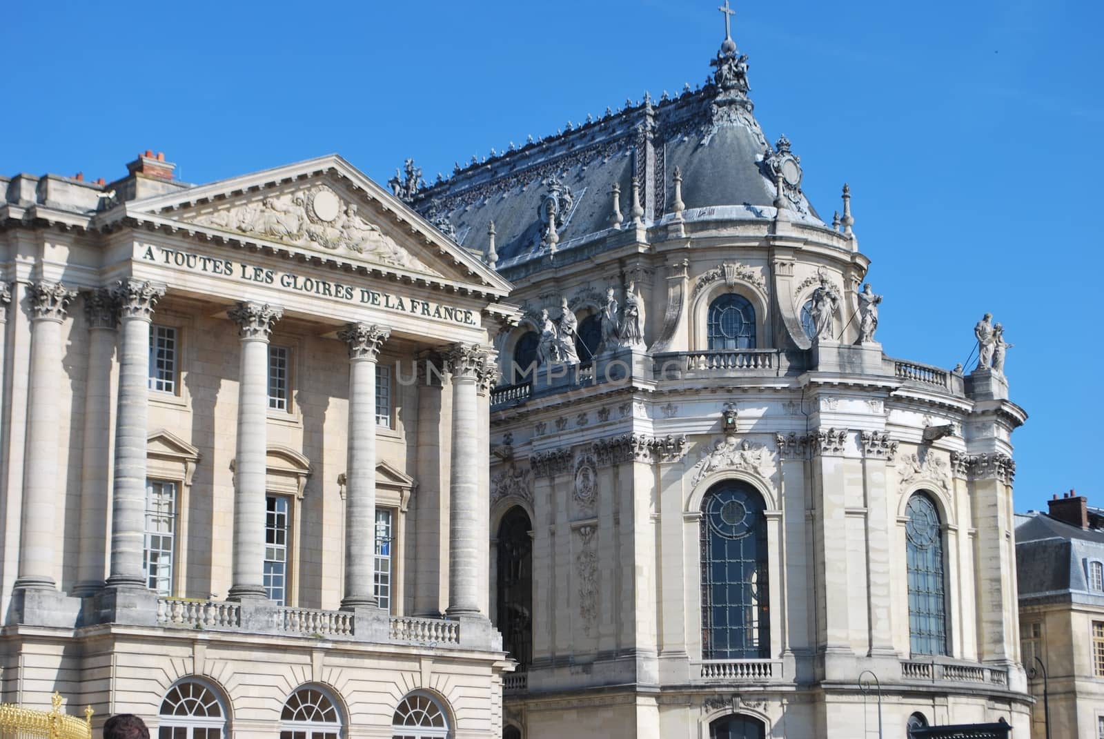 Chapel at Versailles from rear