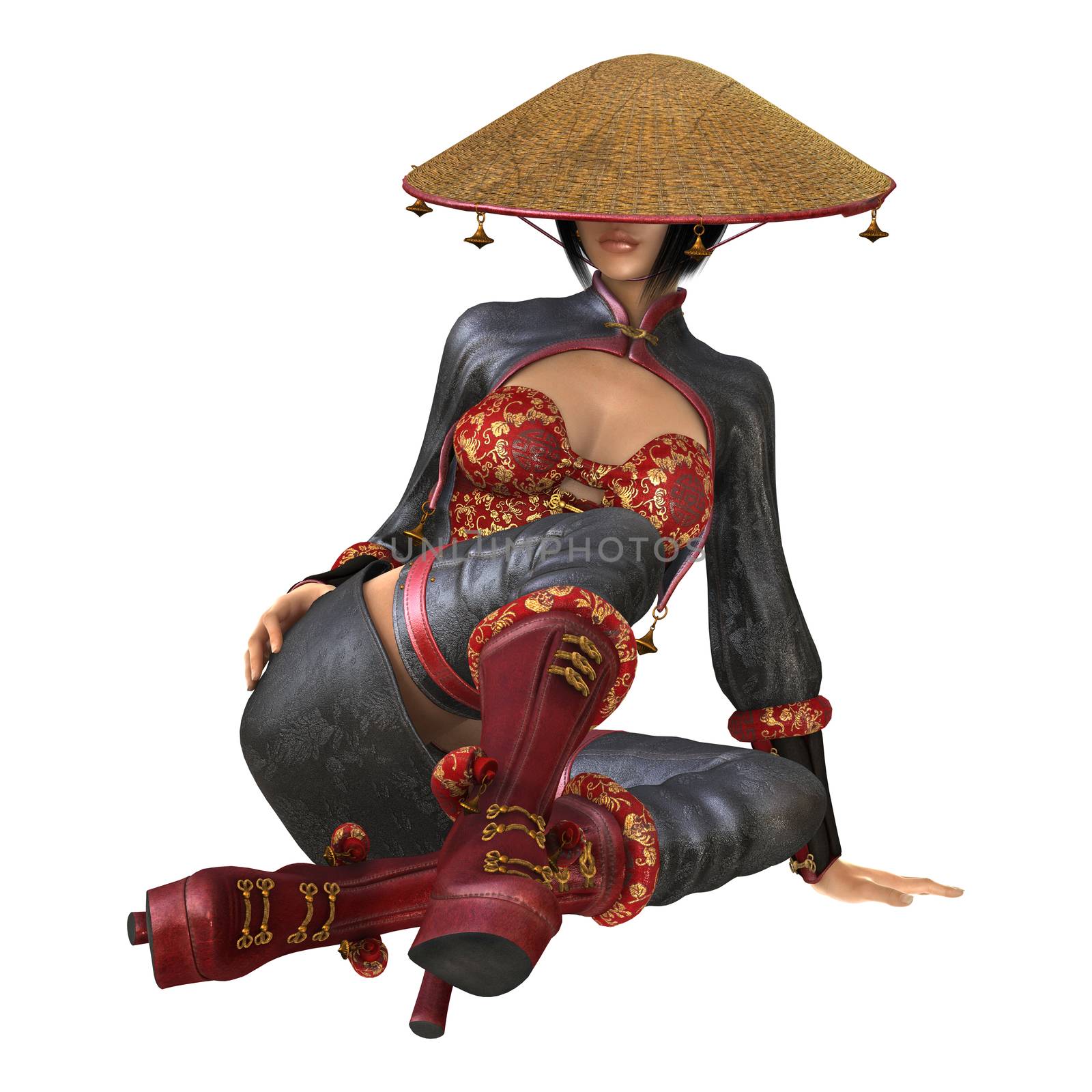 Asian Battle Woman by Vac
