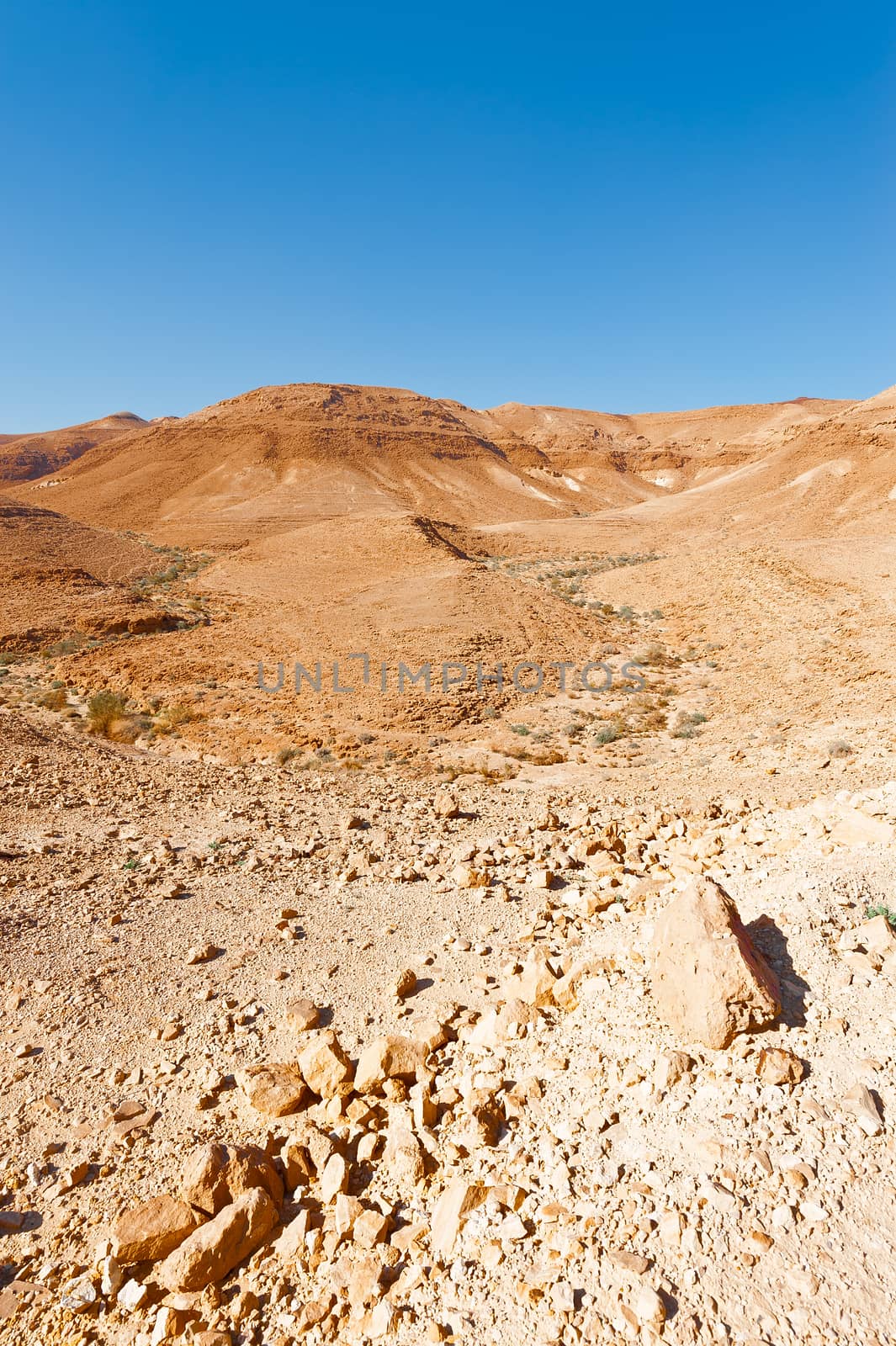 Hills of the Negev Desert in Israel