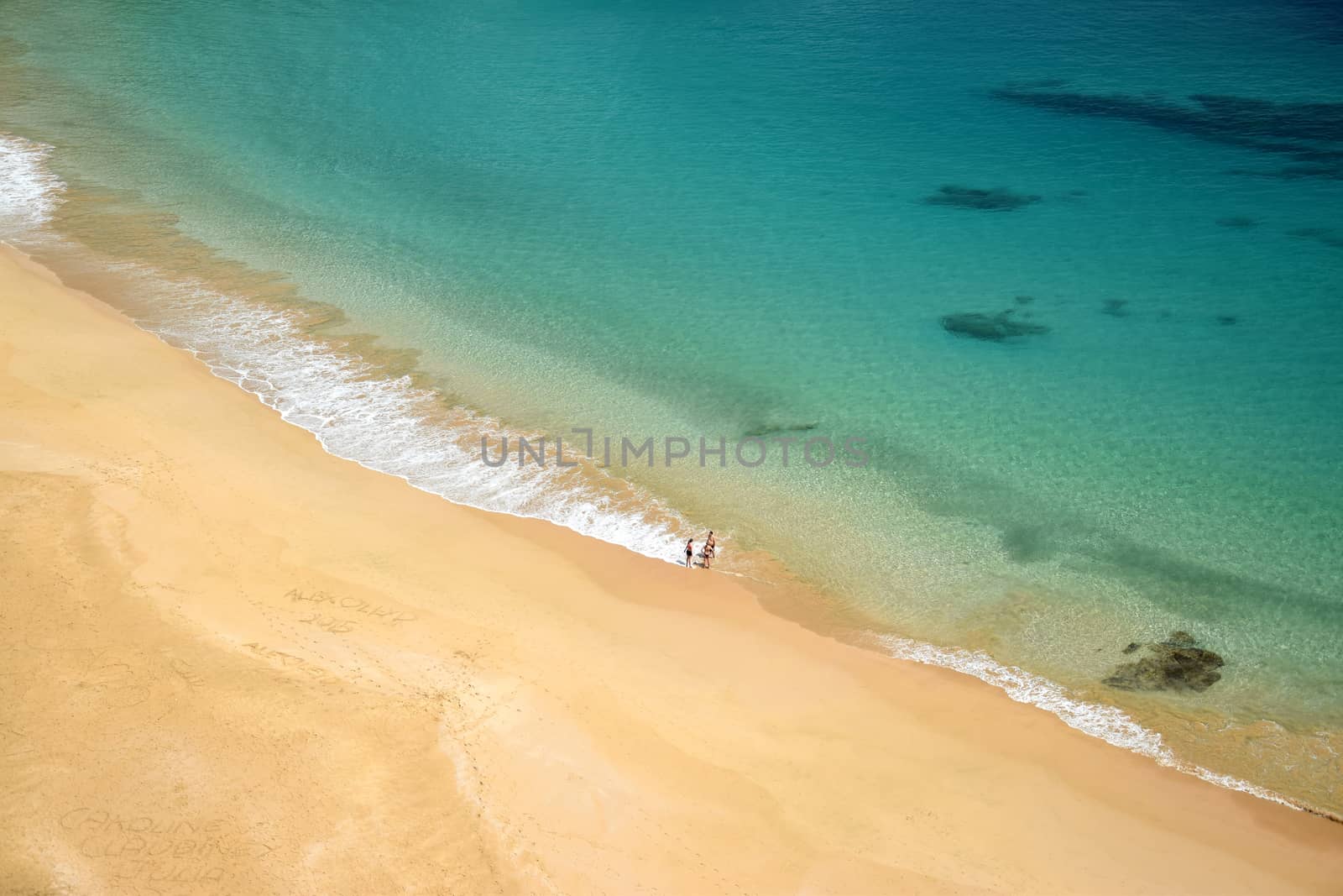 Crystalline sea beach in Fernando de Noronha,Brazil