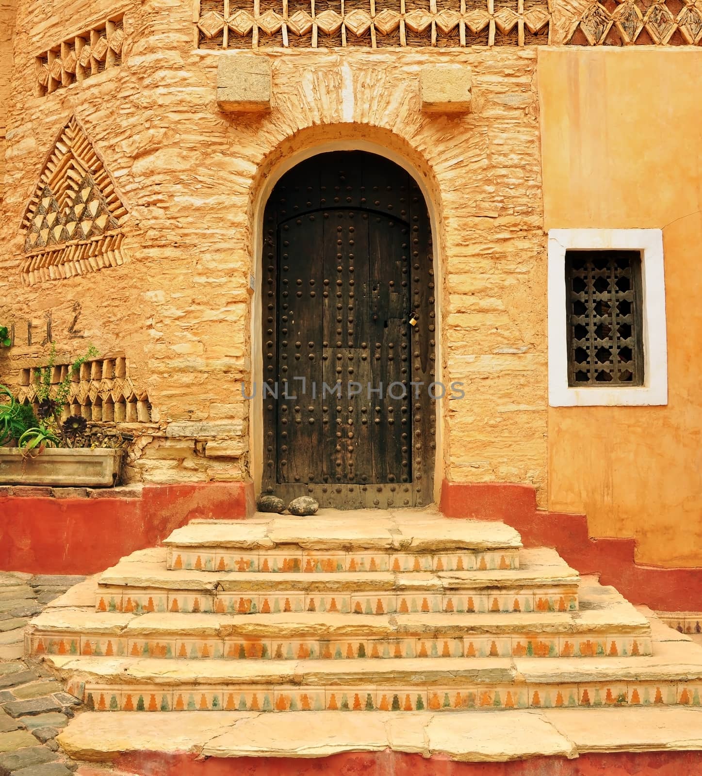 agadir city morocco medina landmark arab door