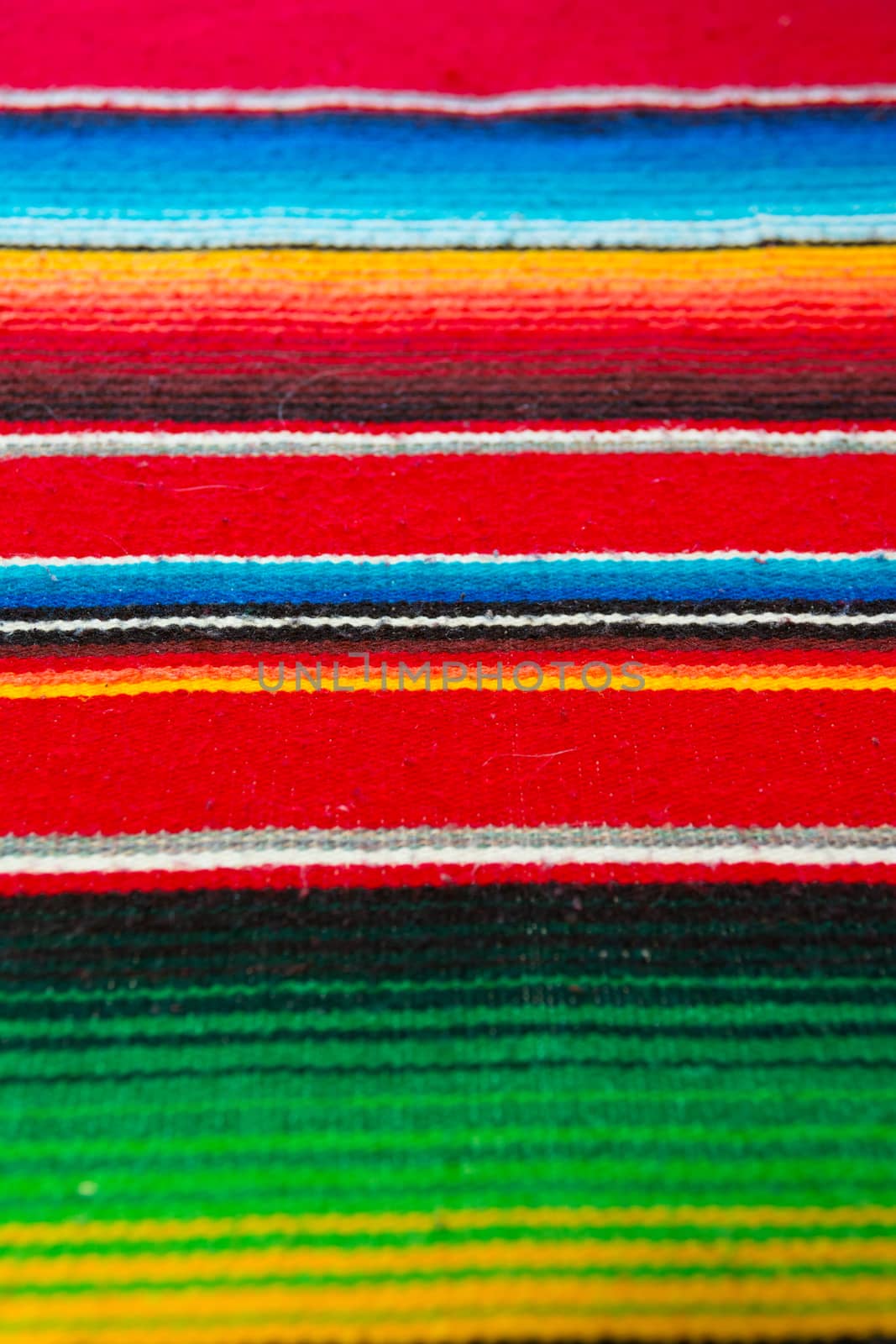 Colorful Mexican Poncho Background