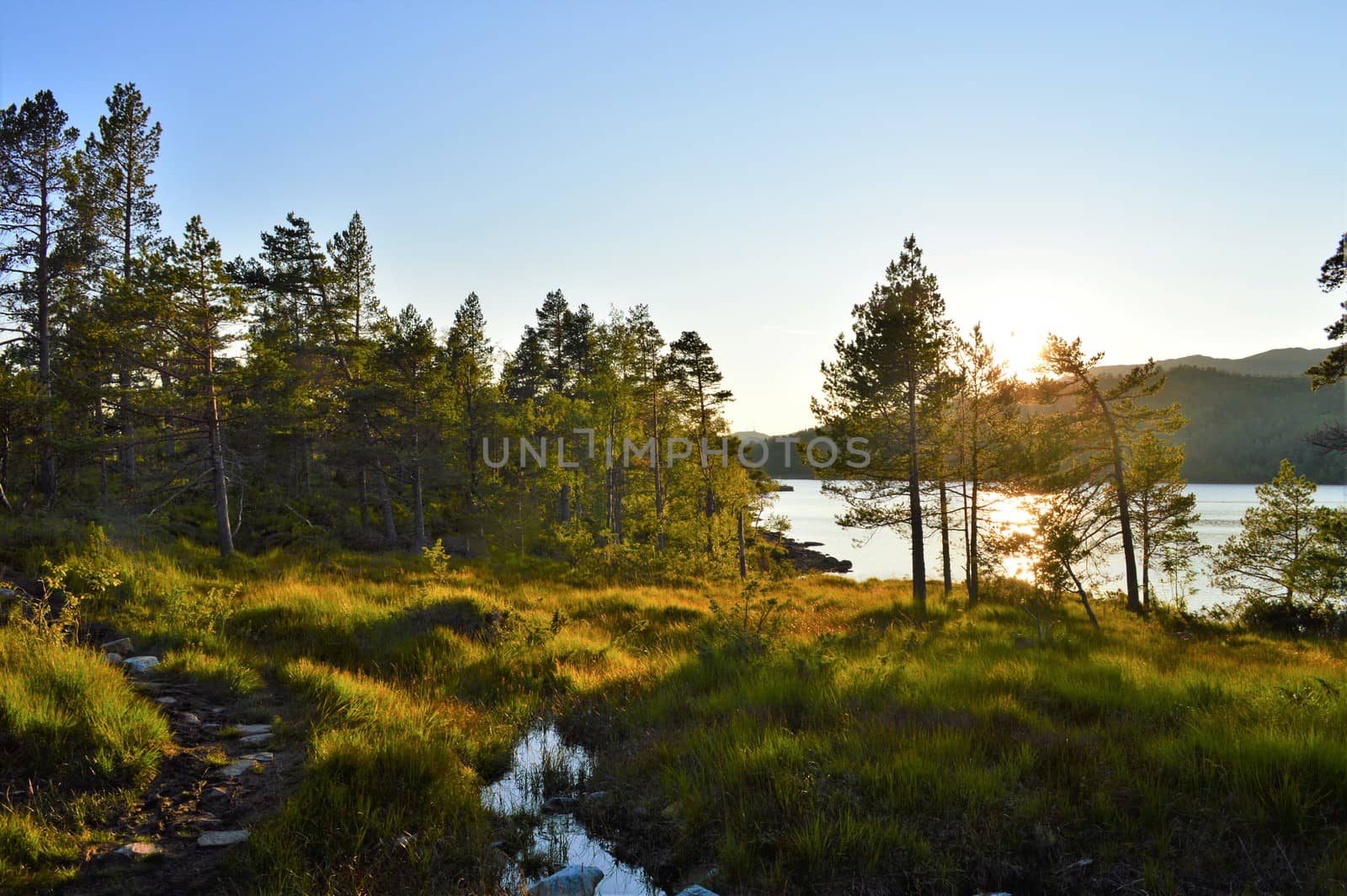 Beautiful countryside from Norway's west coast.