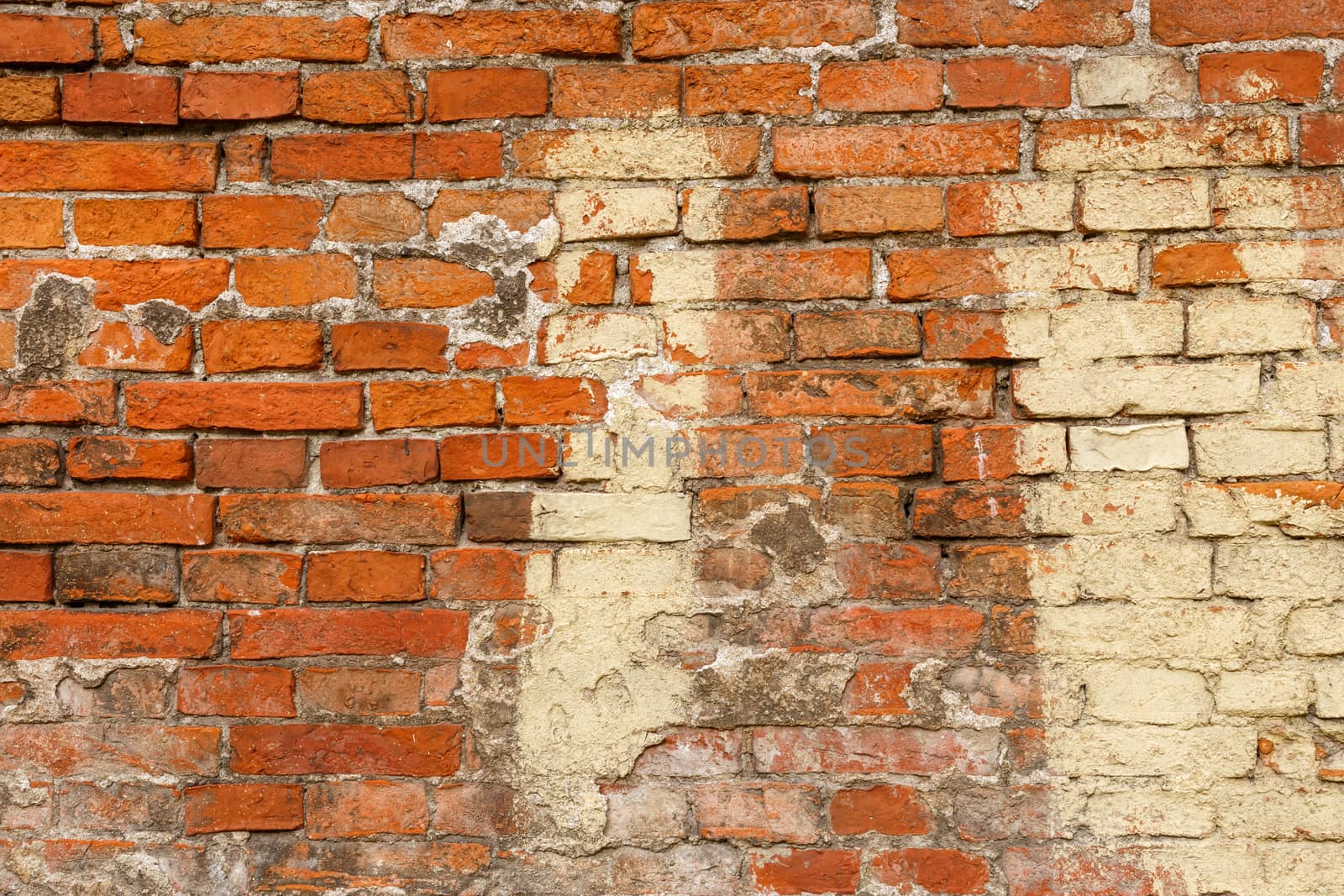 Background of brick wall texture,old brick wall in a background image