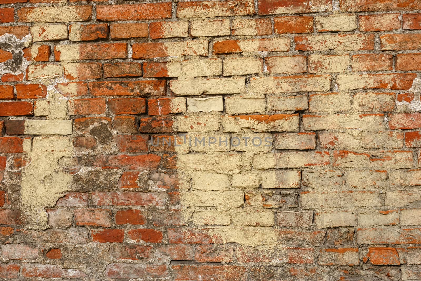 Background of brick wall texture,old brick wall in a background image