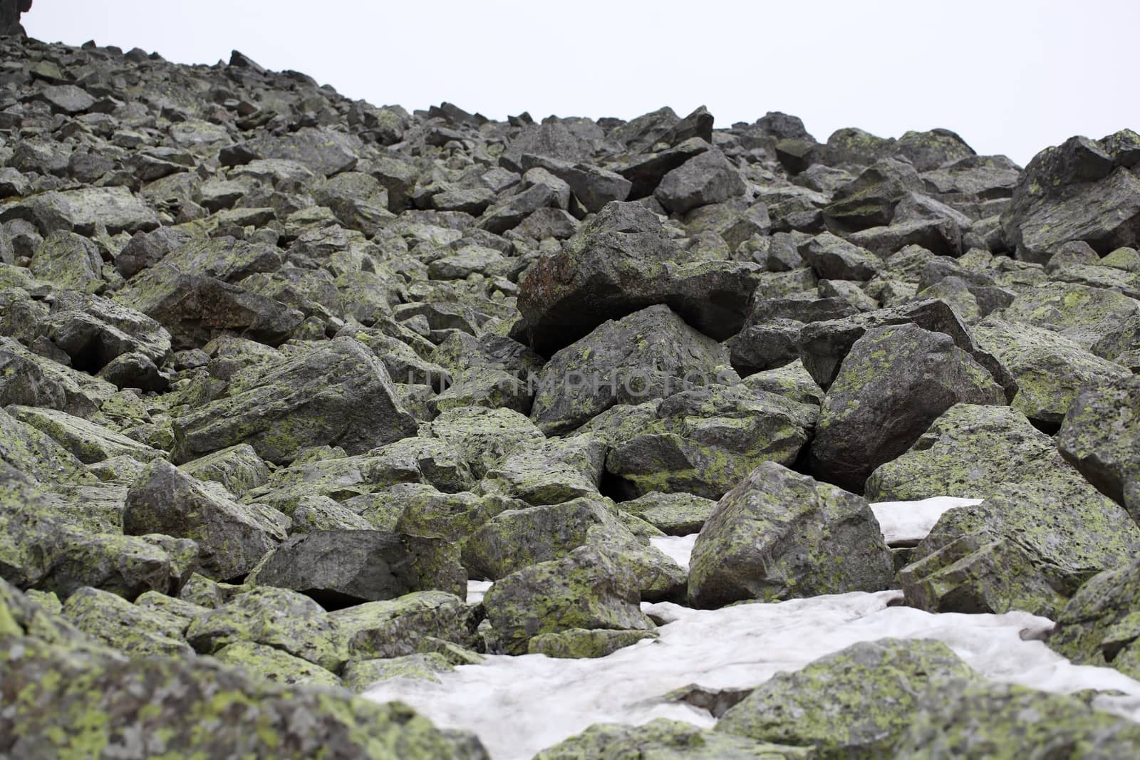 Rocks in the mountains