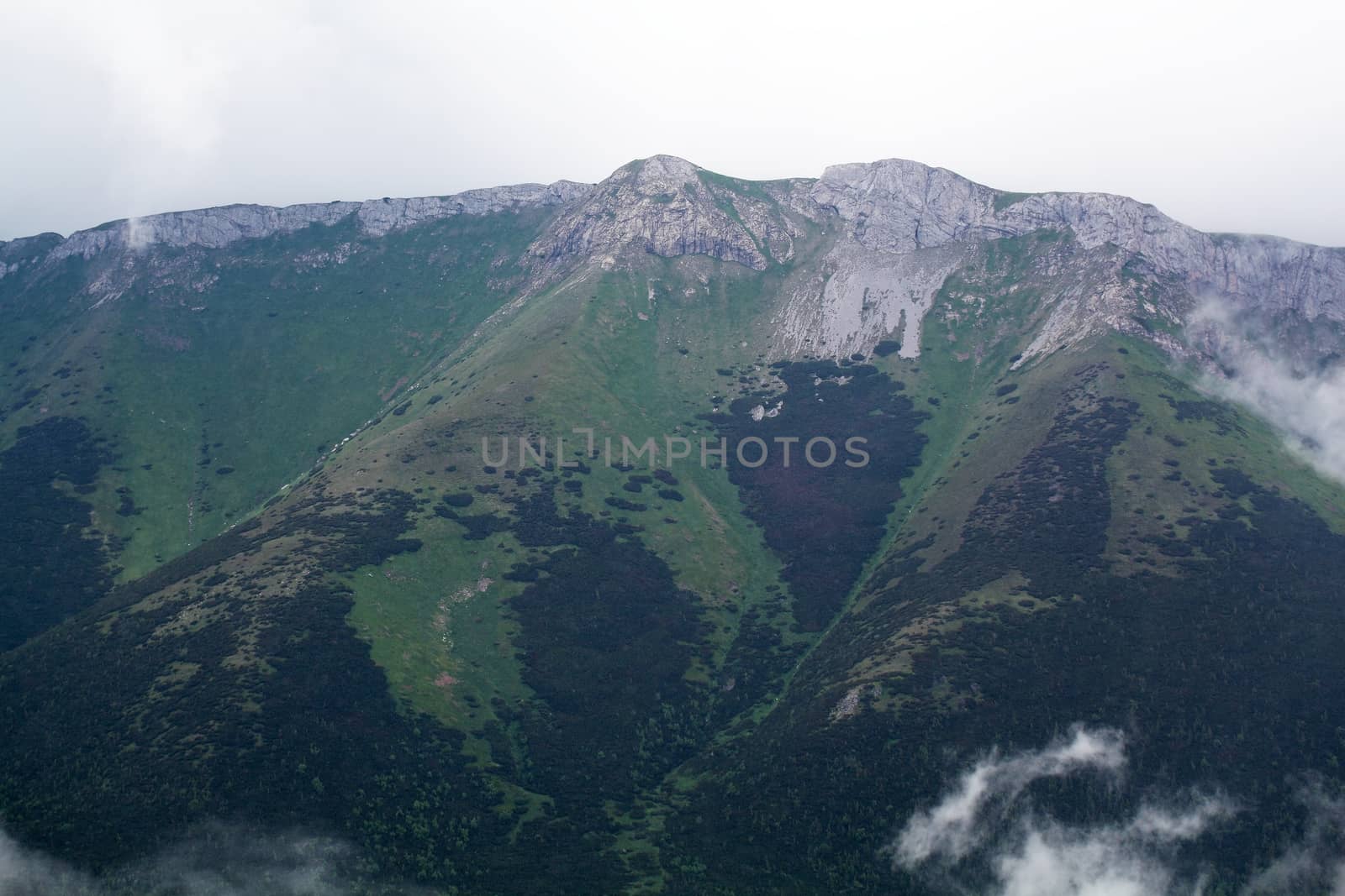 Carpathian Mountains in the High Tatra in Slovakia