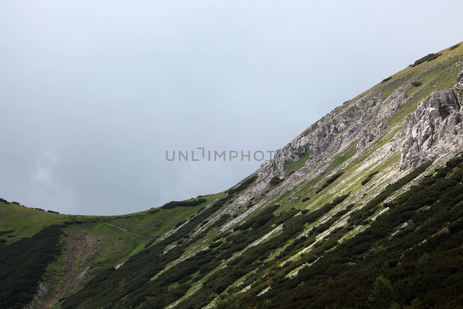 Carpathian Mountains in the High Tatra in Slovakia