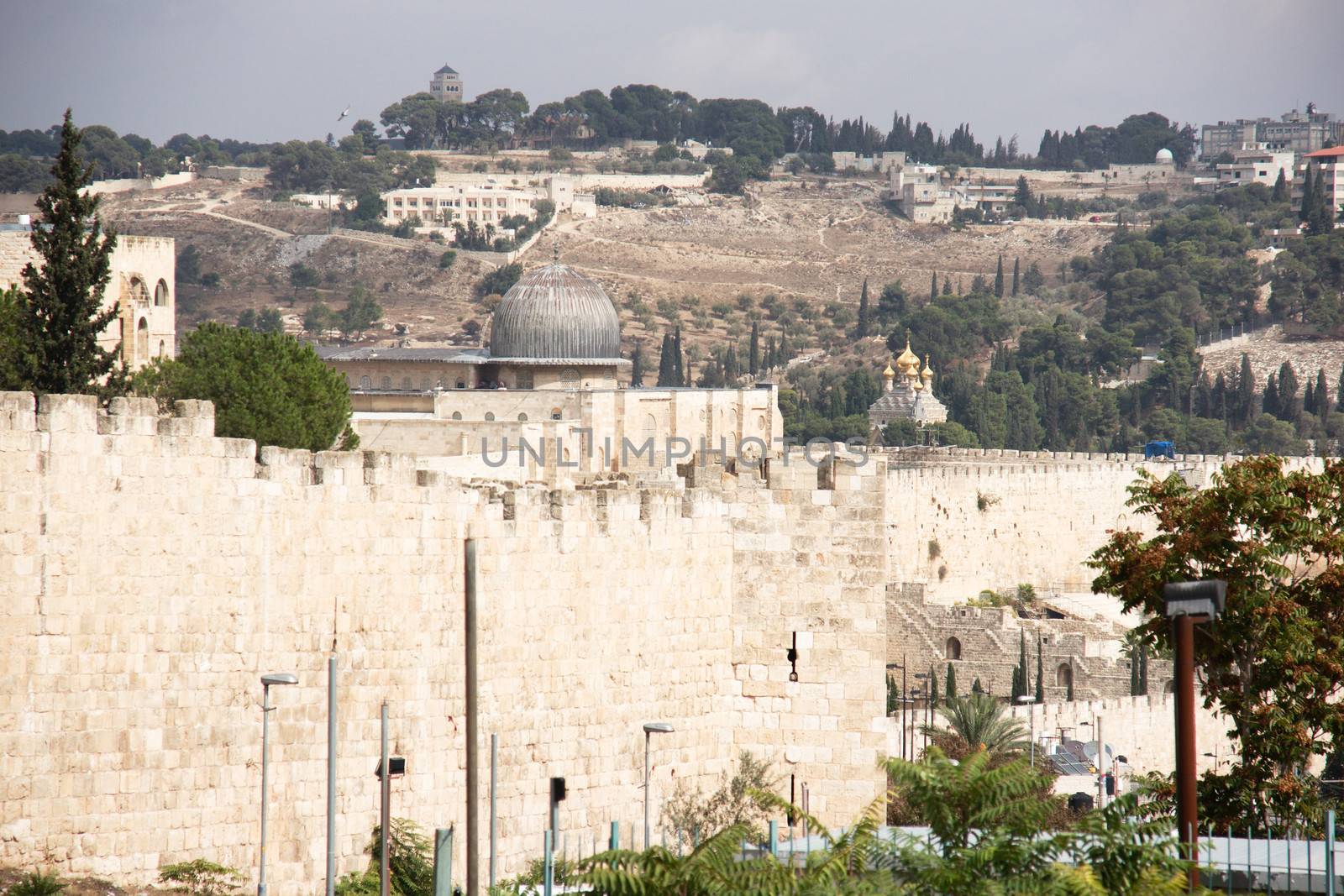 jerusalem old city walls by javax
