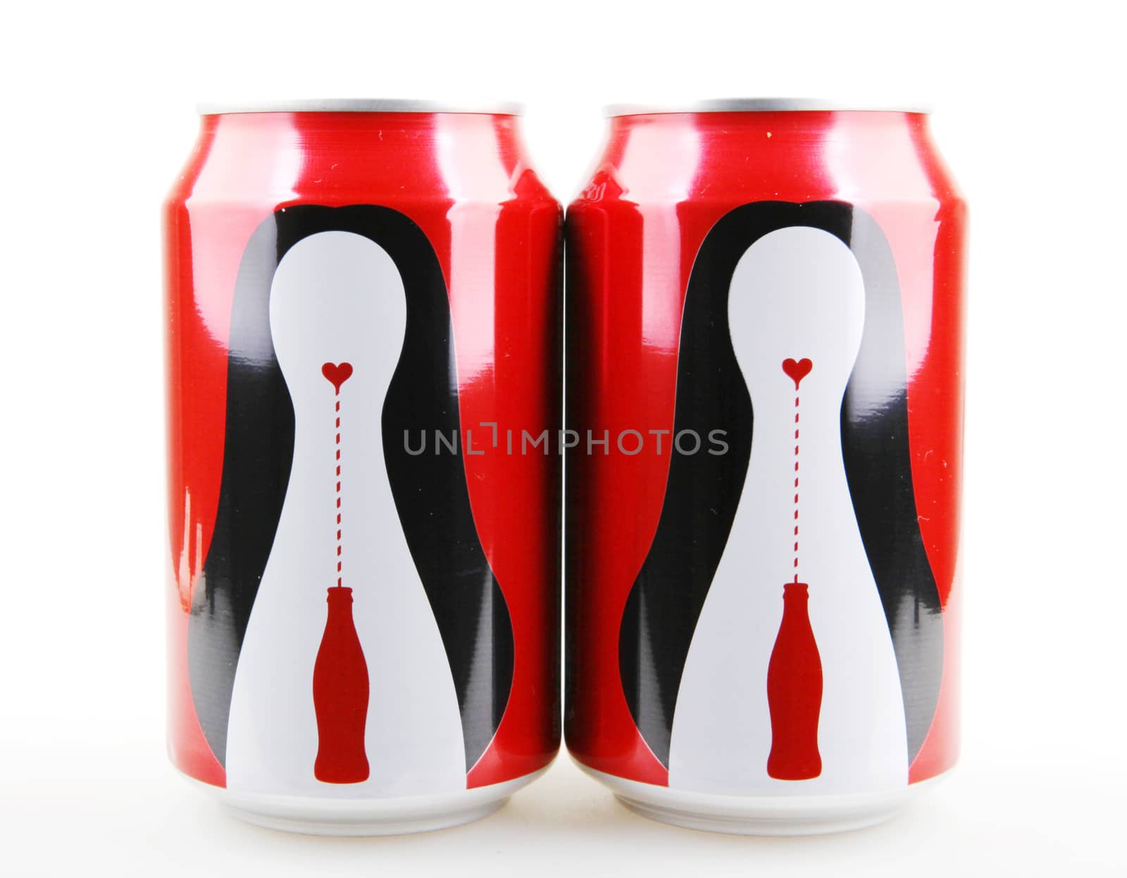 AYTOS, BULGARIA - OCTOBER 04, 2015: Coca-Cola isolated on white background. Coca-Cola is a carbonated soft drink sold in stores, restaurants, and vending machines throughout the world.
