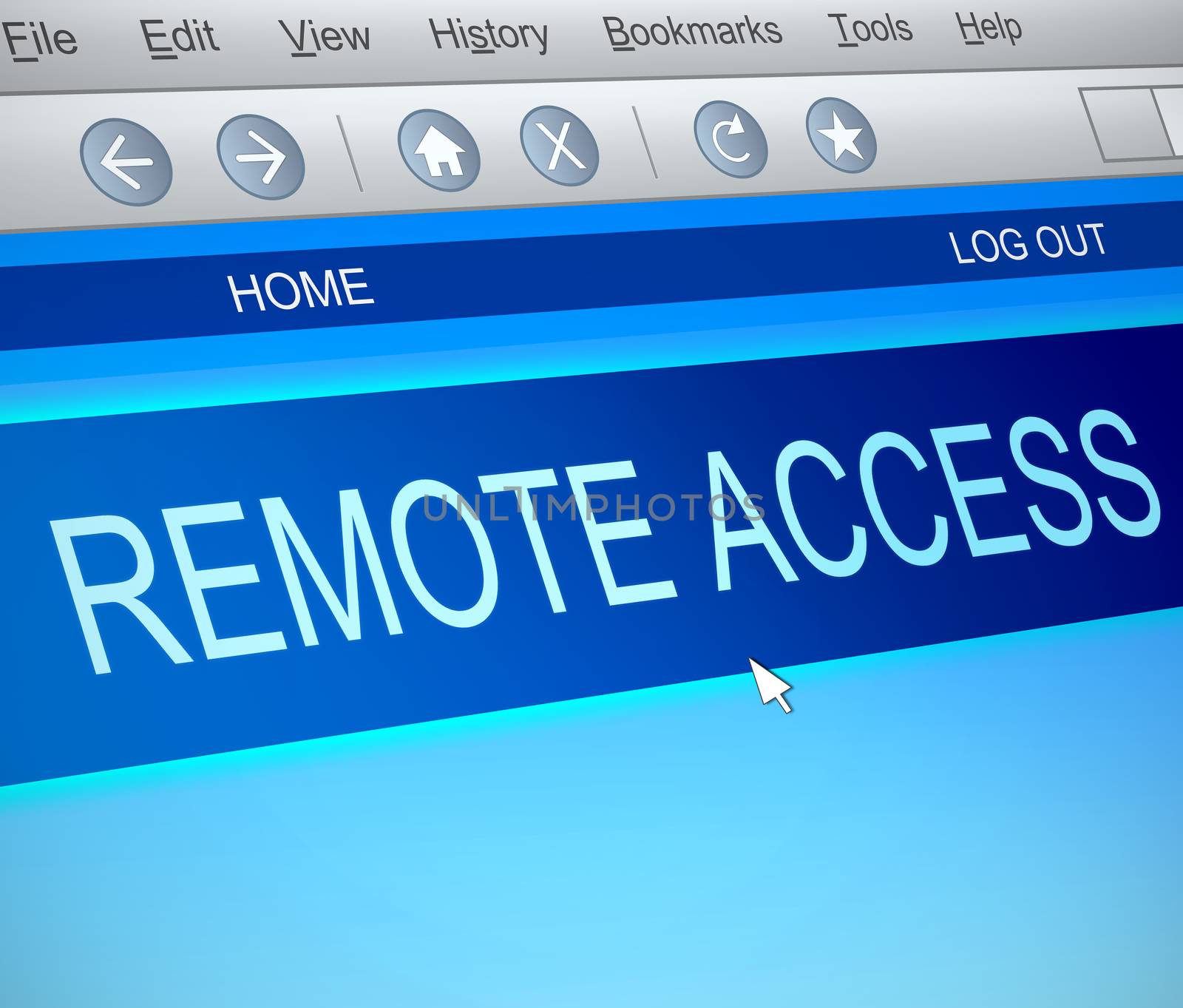 Remote access concept. by 72soul