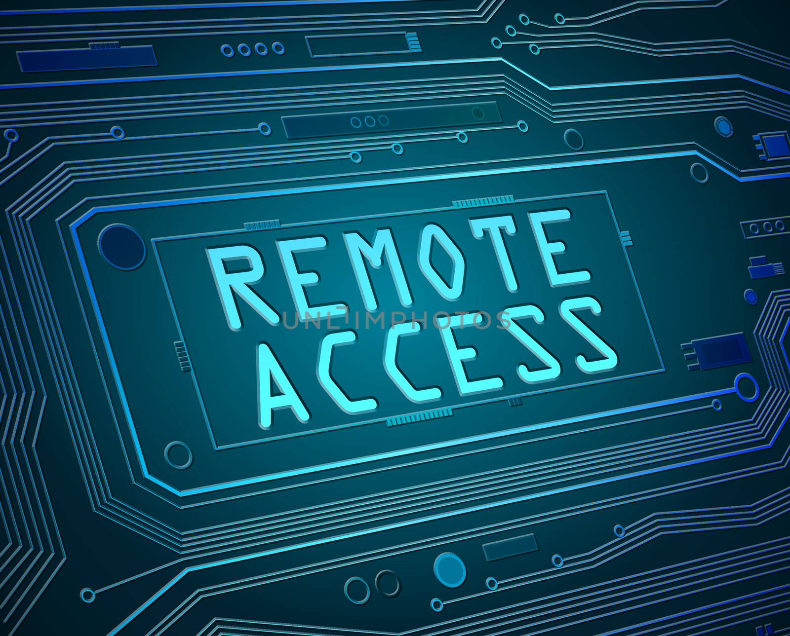 Remote access concept. by 72soul