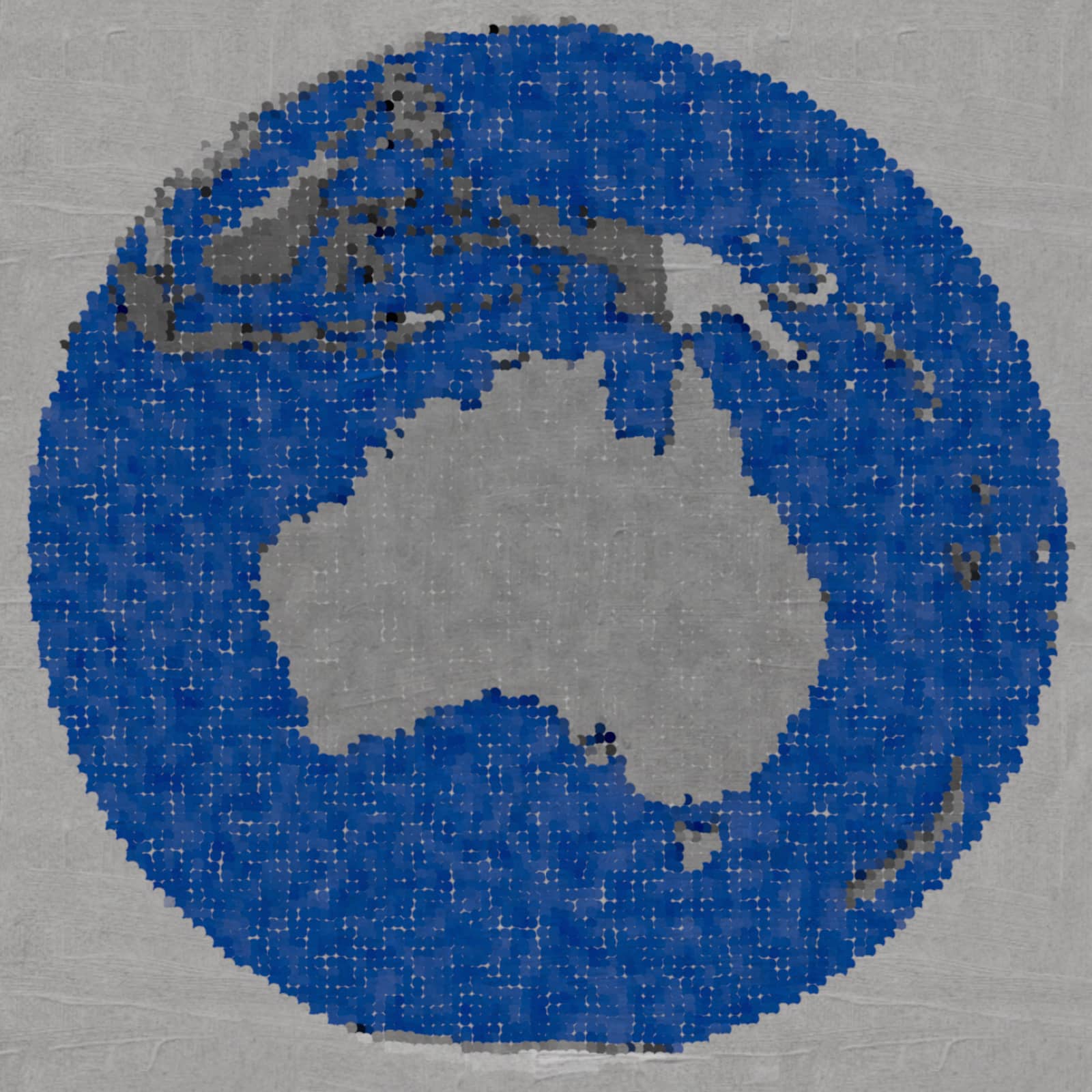 Drawing of Australia on Earth by Harvepino