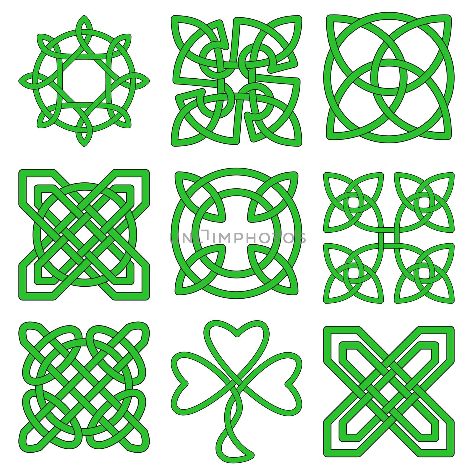 Collection of Celtic knots  by Zhukow