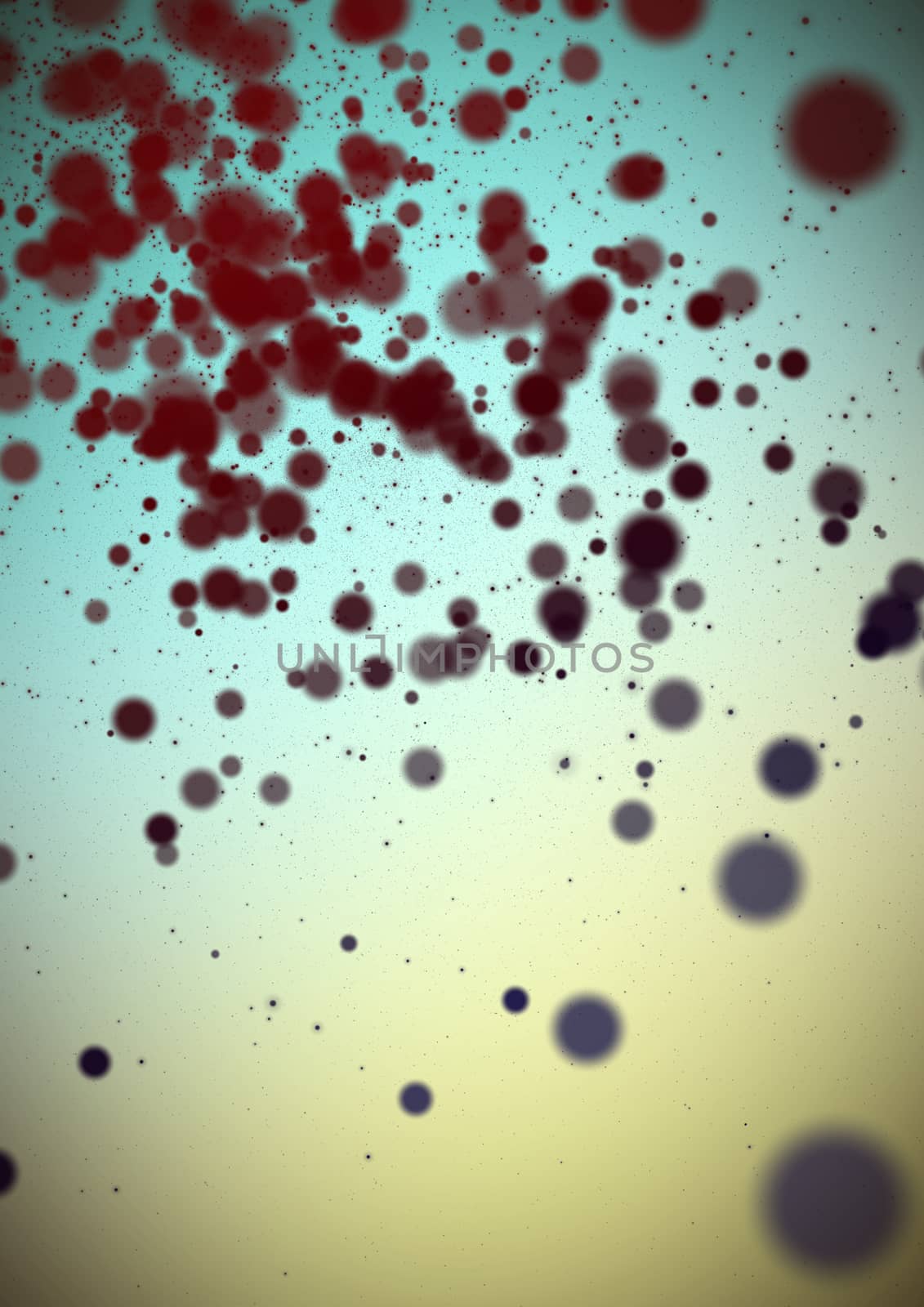 light background gradaient with dark red bubbles by stockbp