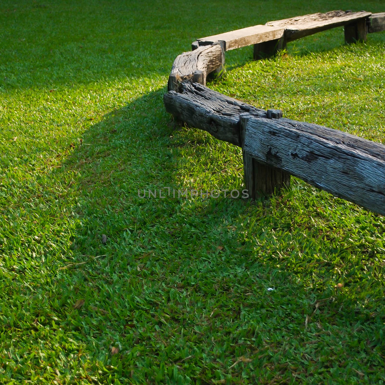 old wood sleeper benchs by simpleBE