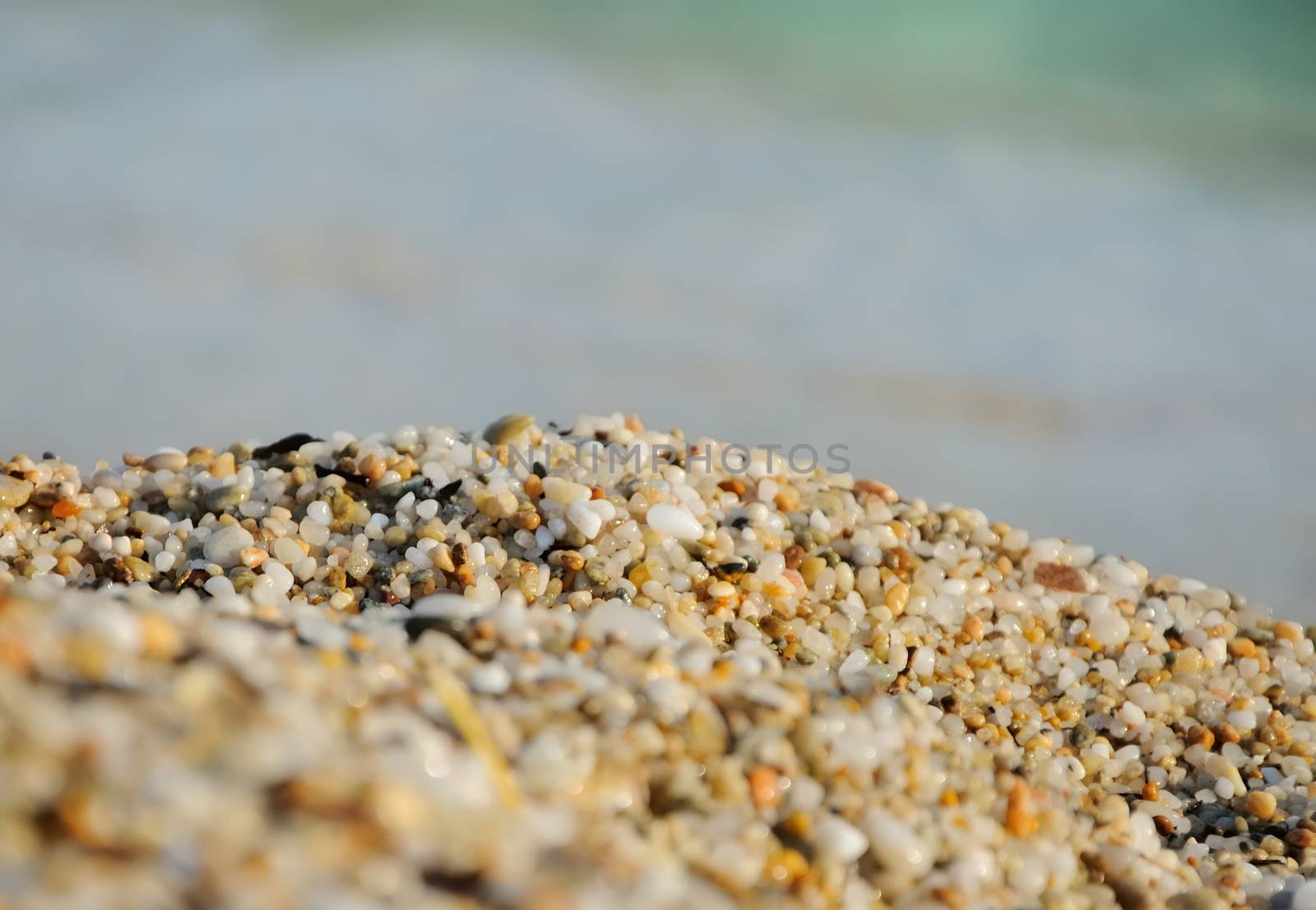 close up photo of colored sea pebbles 