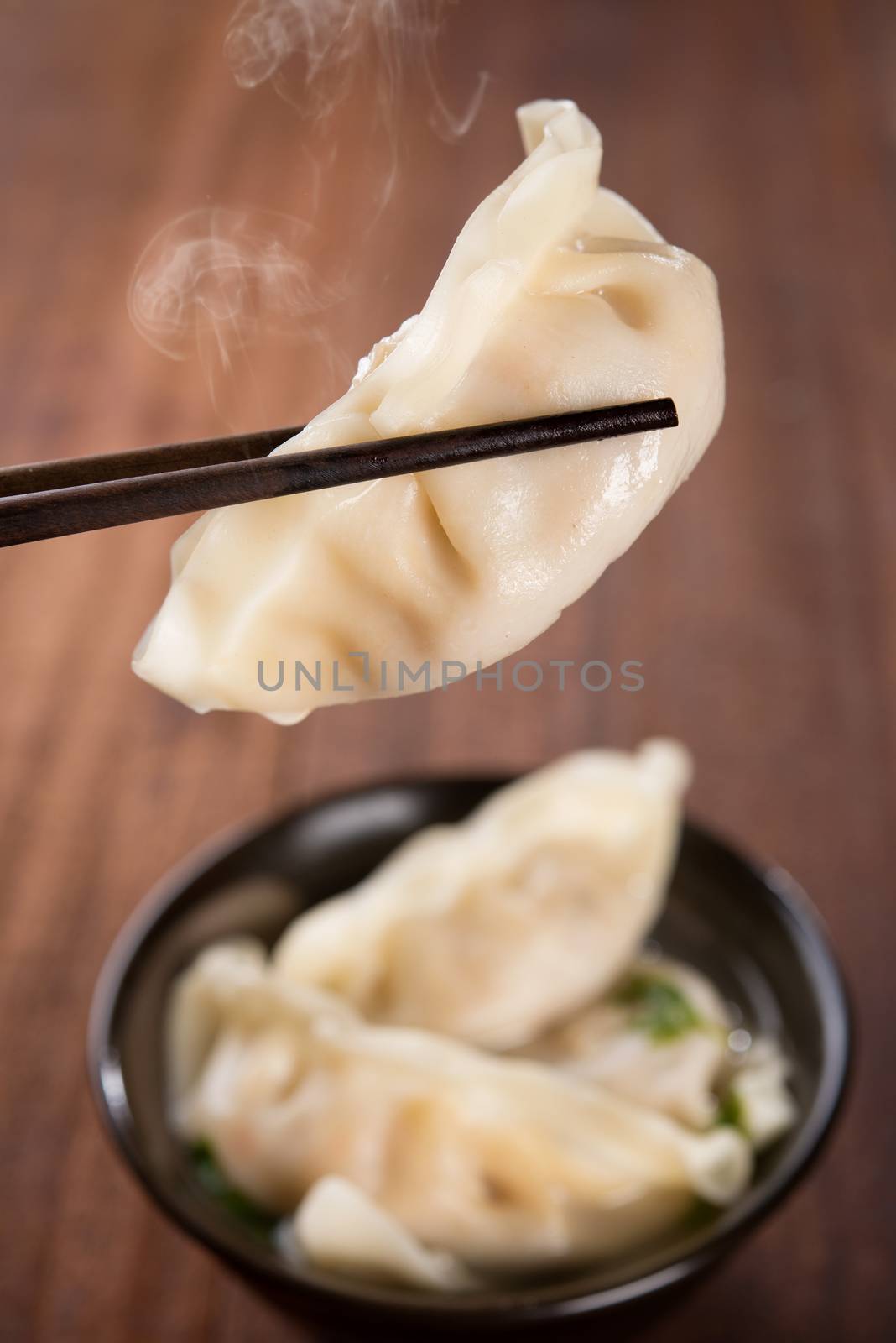 Popular Asian gourmet dumplings soup  by szefei