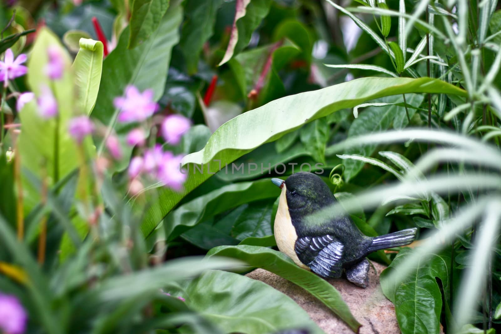 Bird statue by yayalineage