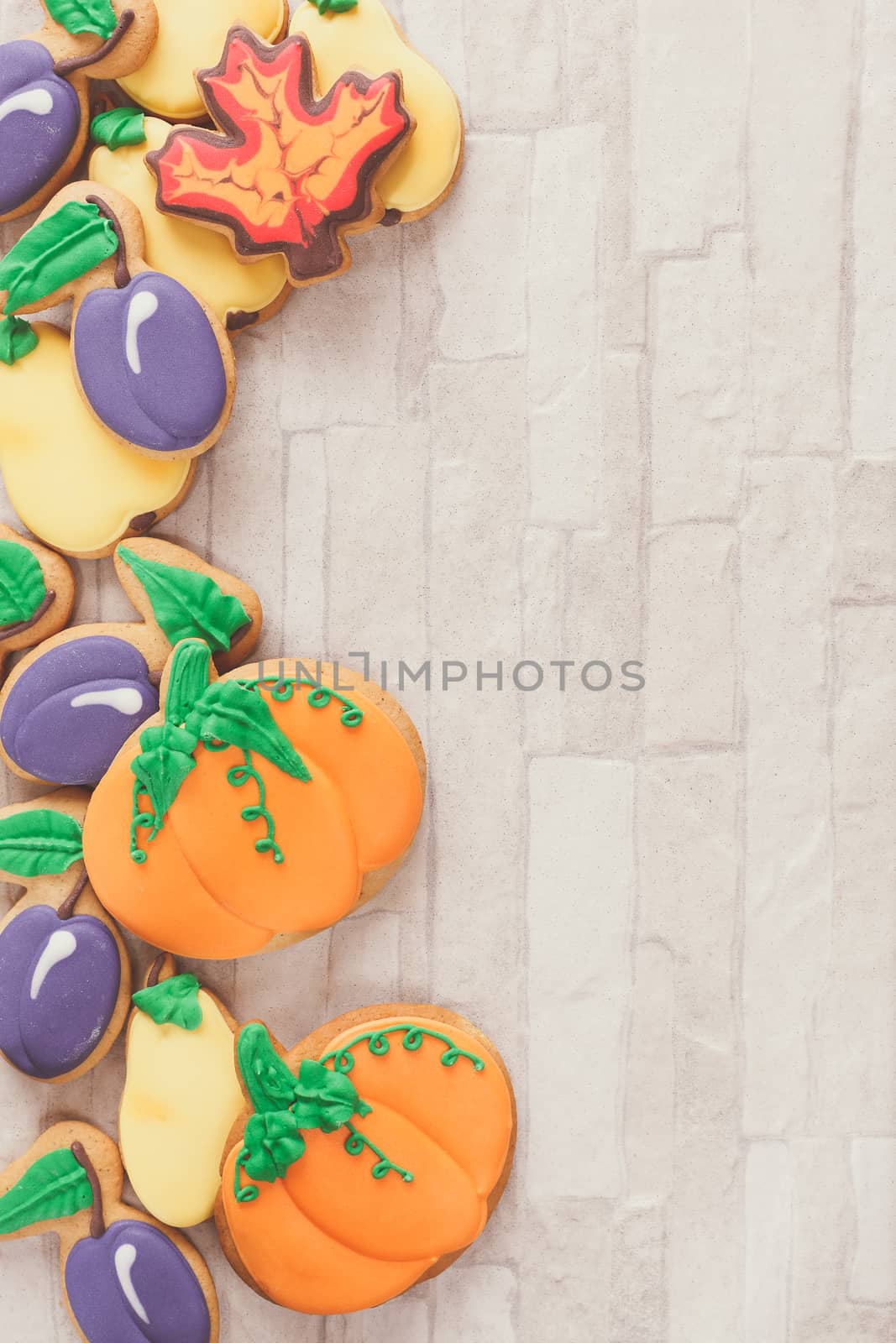 Autumn decorated cookies by Slast20