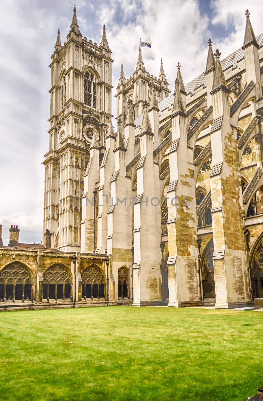 Cloister of the Westminster Abbey, London, UK