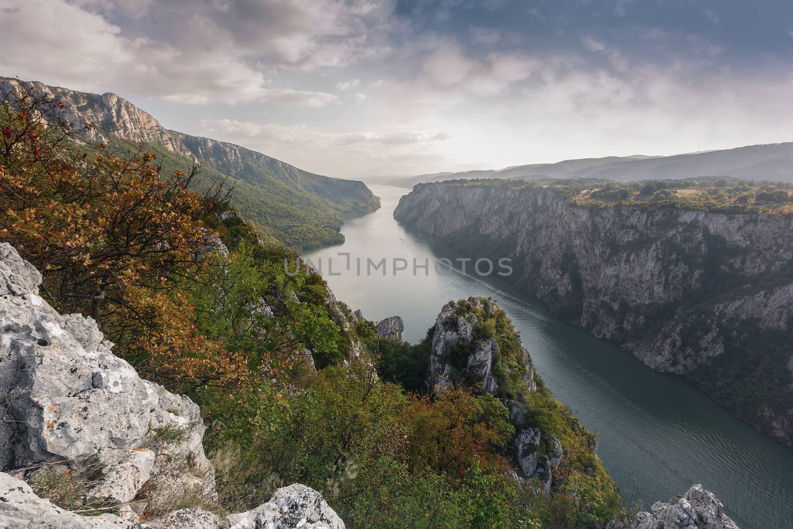 Danube in Djerdap National park, Serbia by Slast20