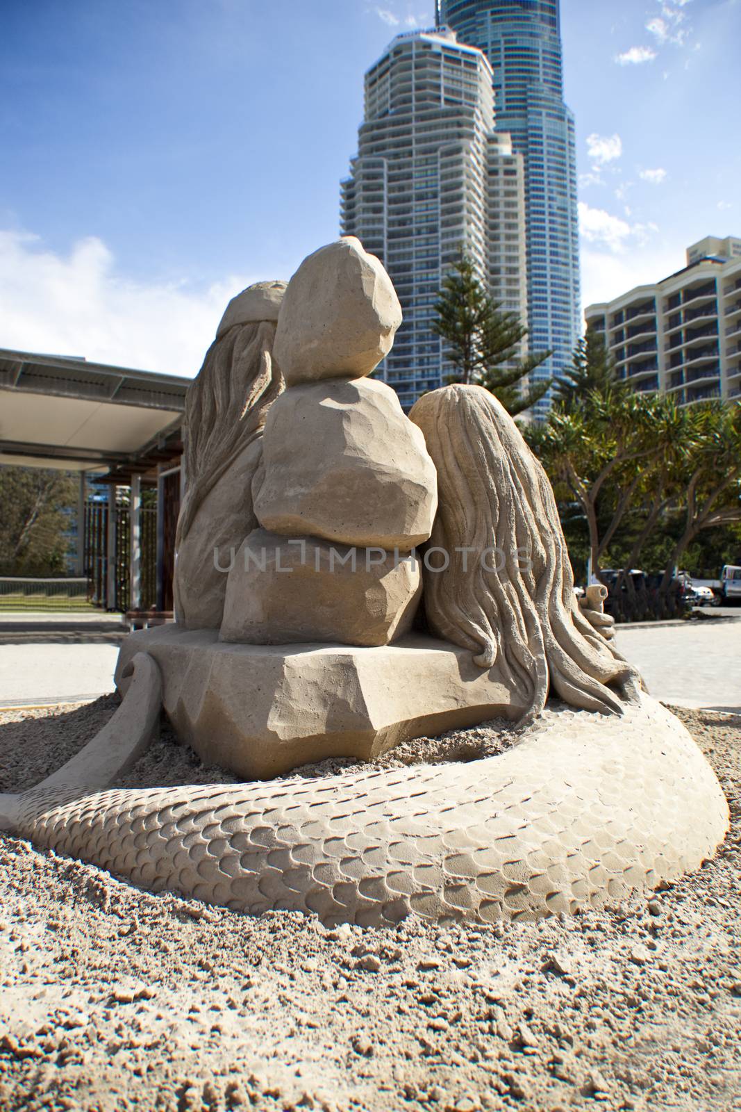 SURFERS PARADISE QLD - FEBRUARY, 11: Mr. Peter Redmond participates in "Pirates in Paradise" Sand Sculptor Championship on February 11, 2012 in Surfers Paradise QLD