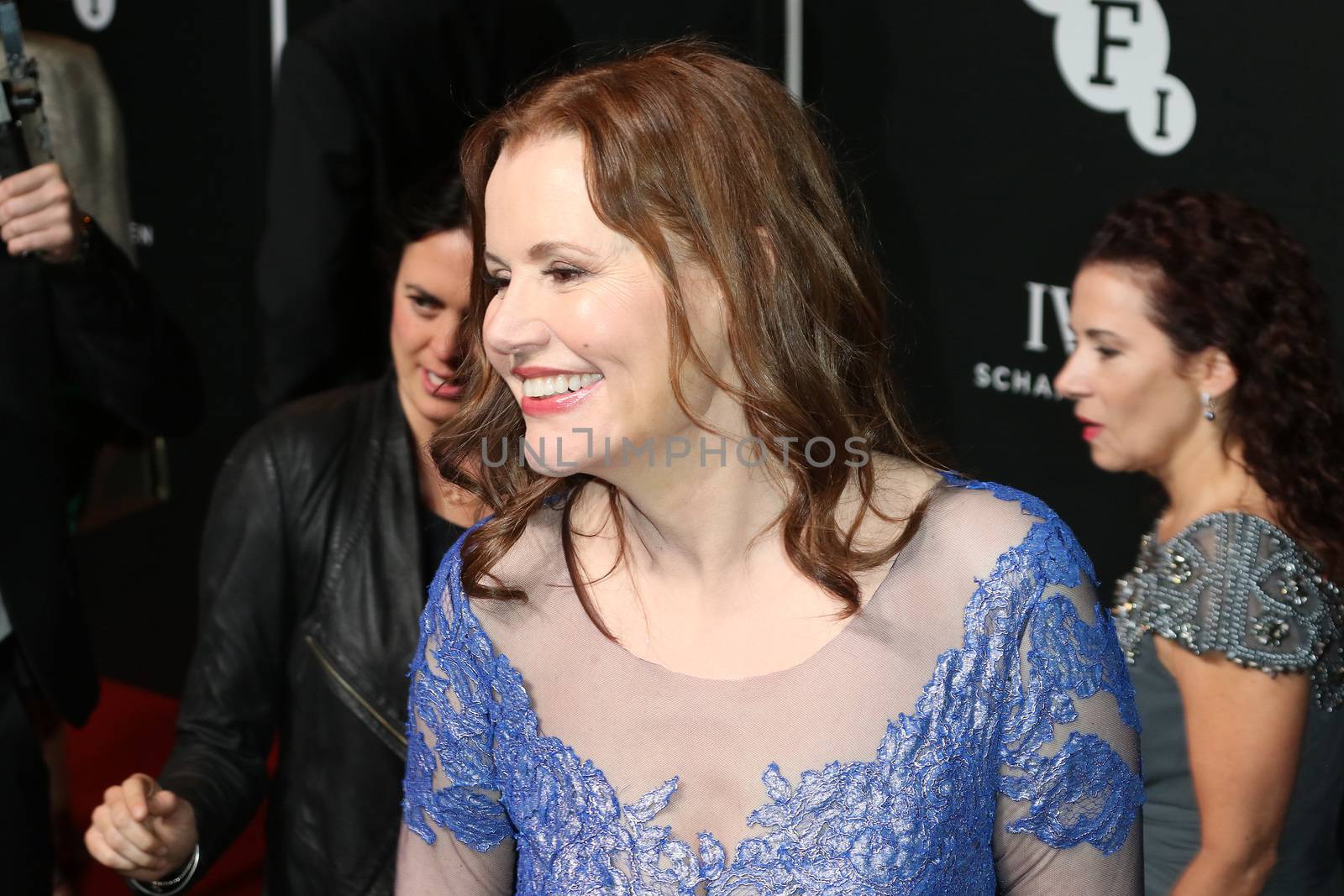 UNITED KINGDOM, London: Geena Davis attends the BFI Luminous Fundraising Gala at Guildhall in London on October 6, 2015.