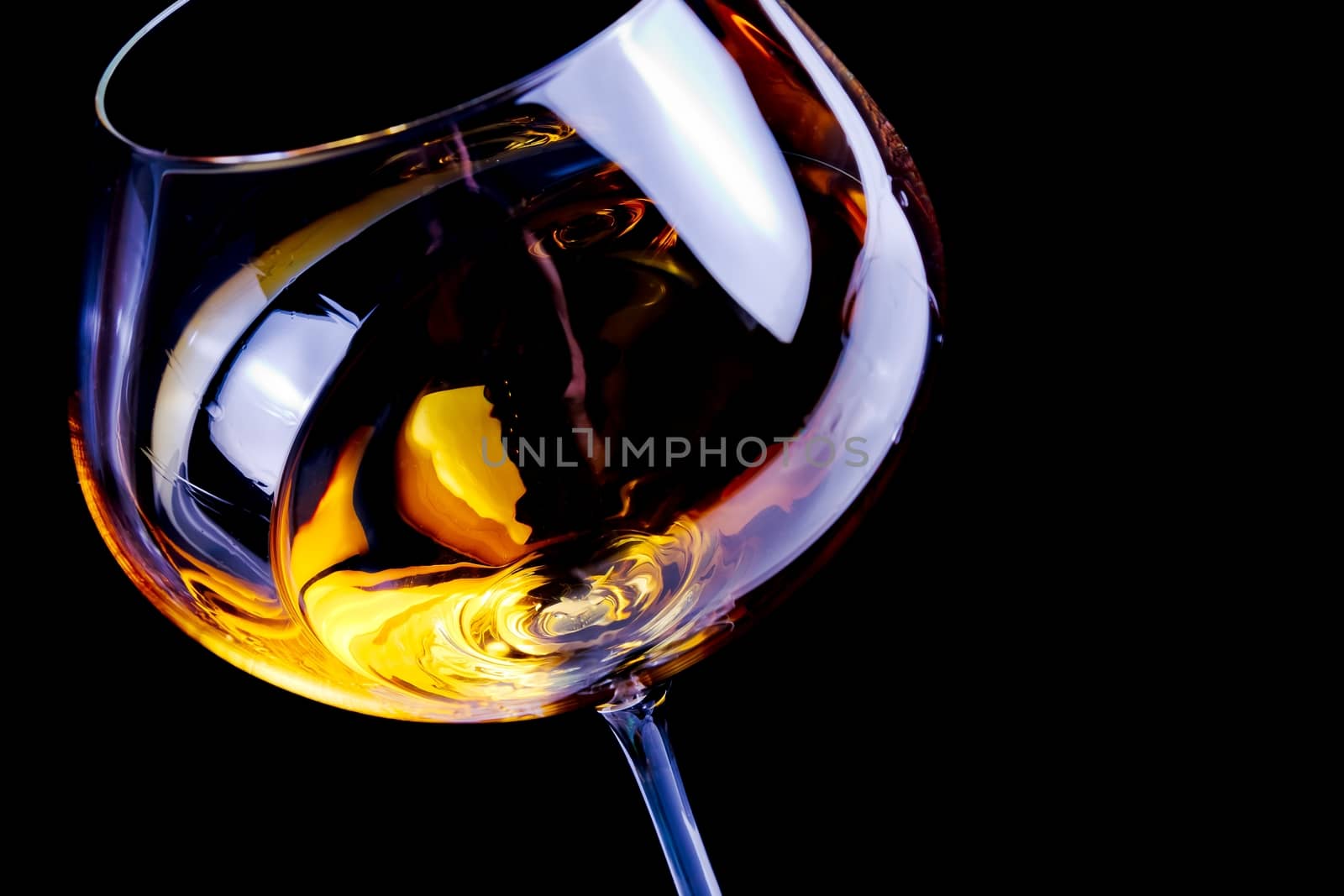 white wine glasses with space for text by donfiore