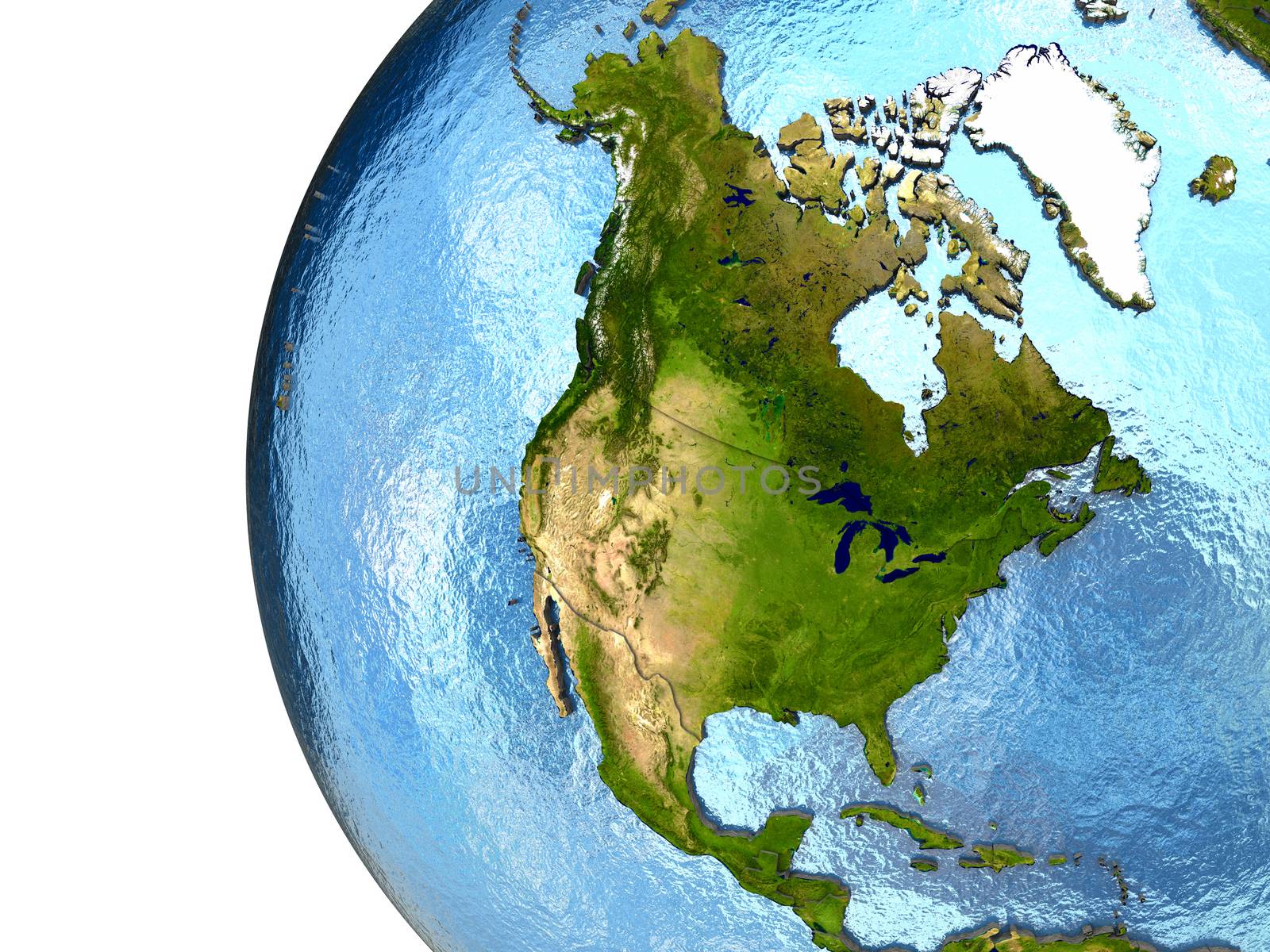 North America on Earth by Harvepino