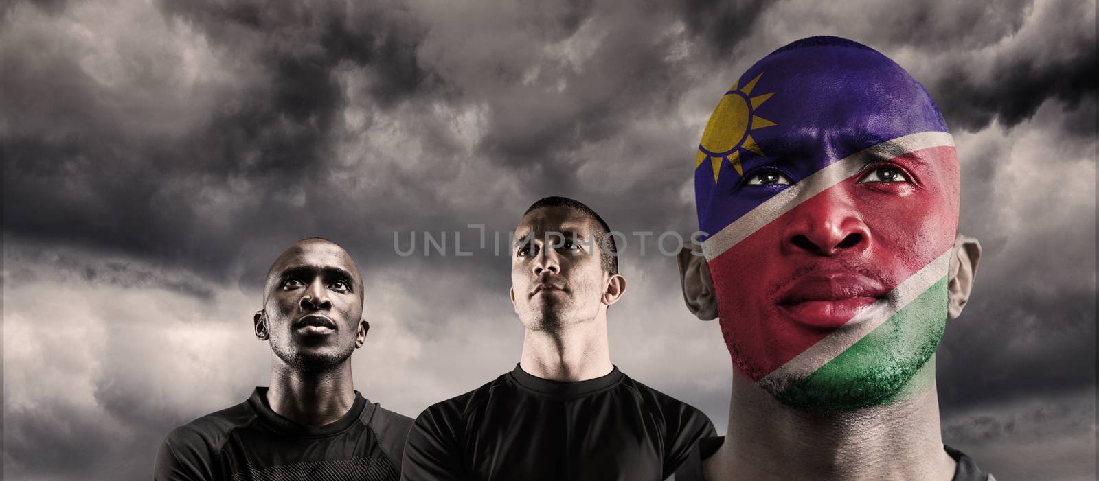 Composite image of namibia rugby player by Wavebreakmedia
