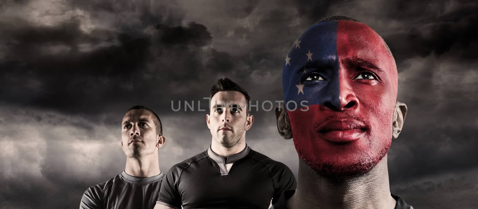 Composite image of samoan rugby player by Wavebreakmedia