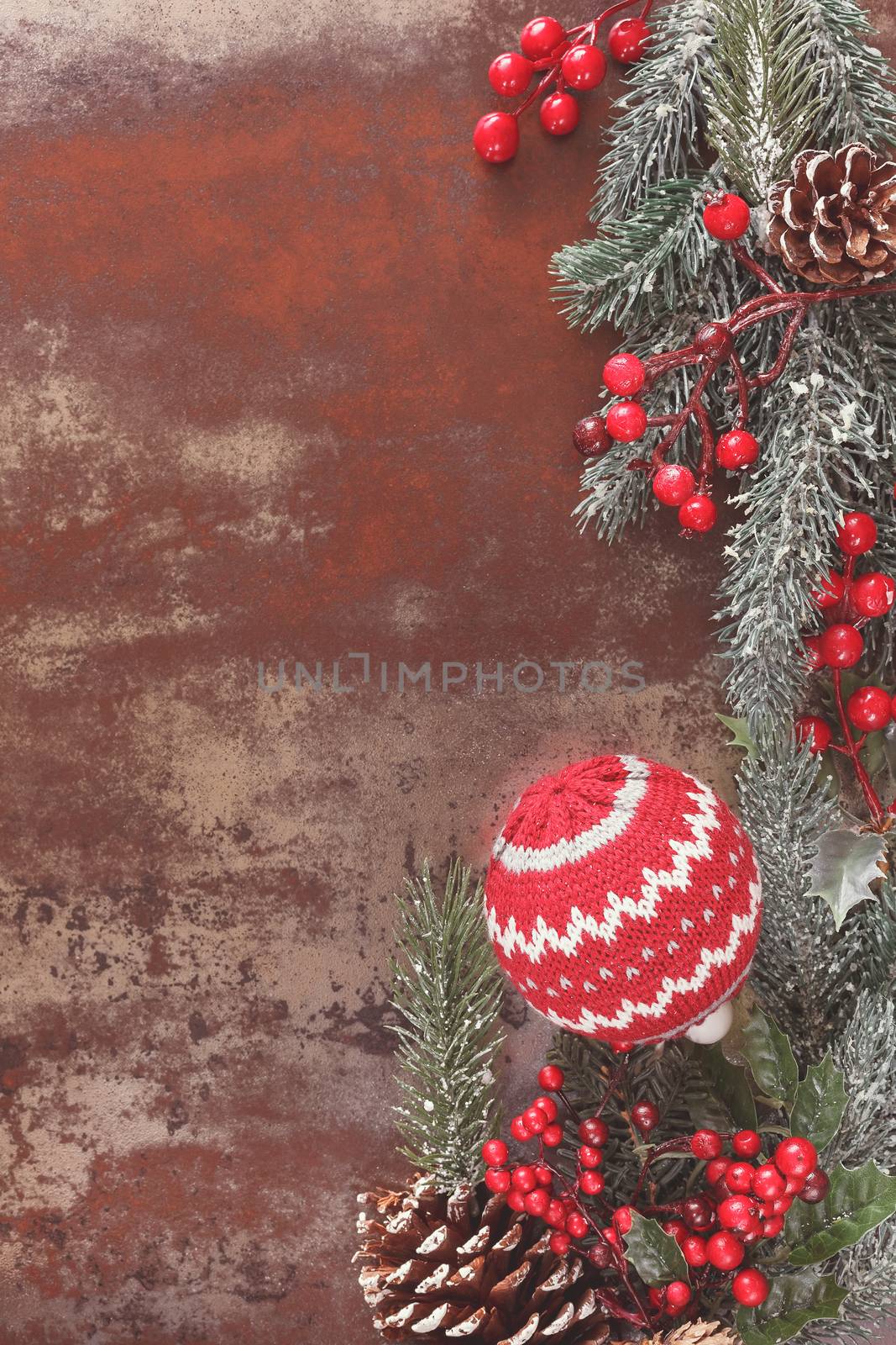 Christmas decoration frame by Slast20