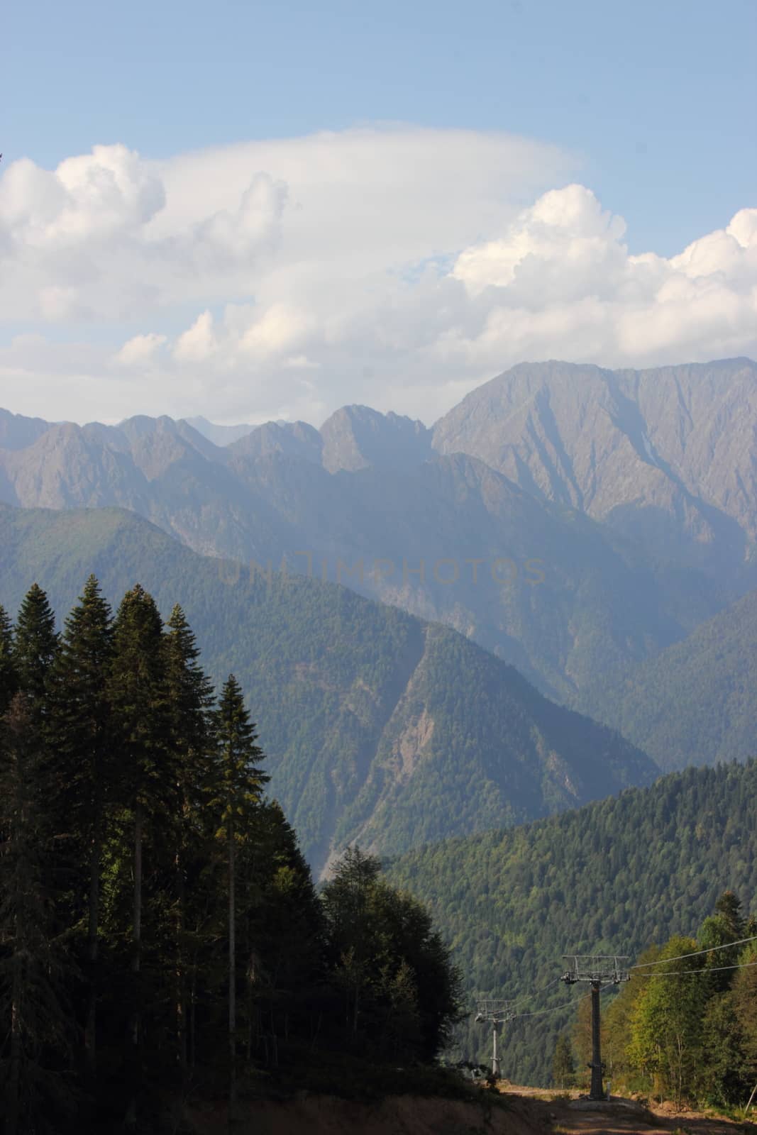 Mountain View in Sochi, Russia. Olympic Venues