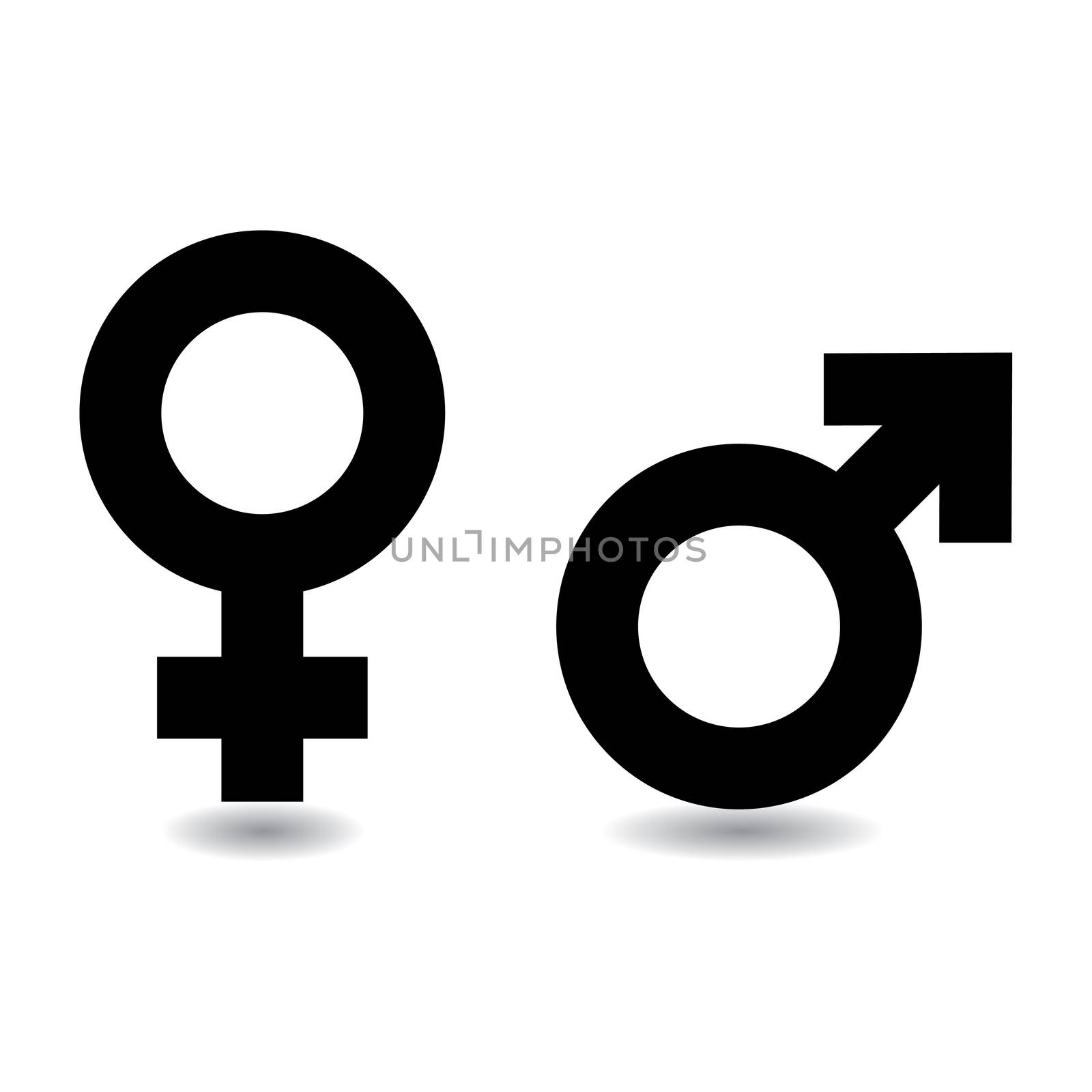 MALE female symbol by nicemonkey