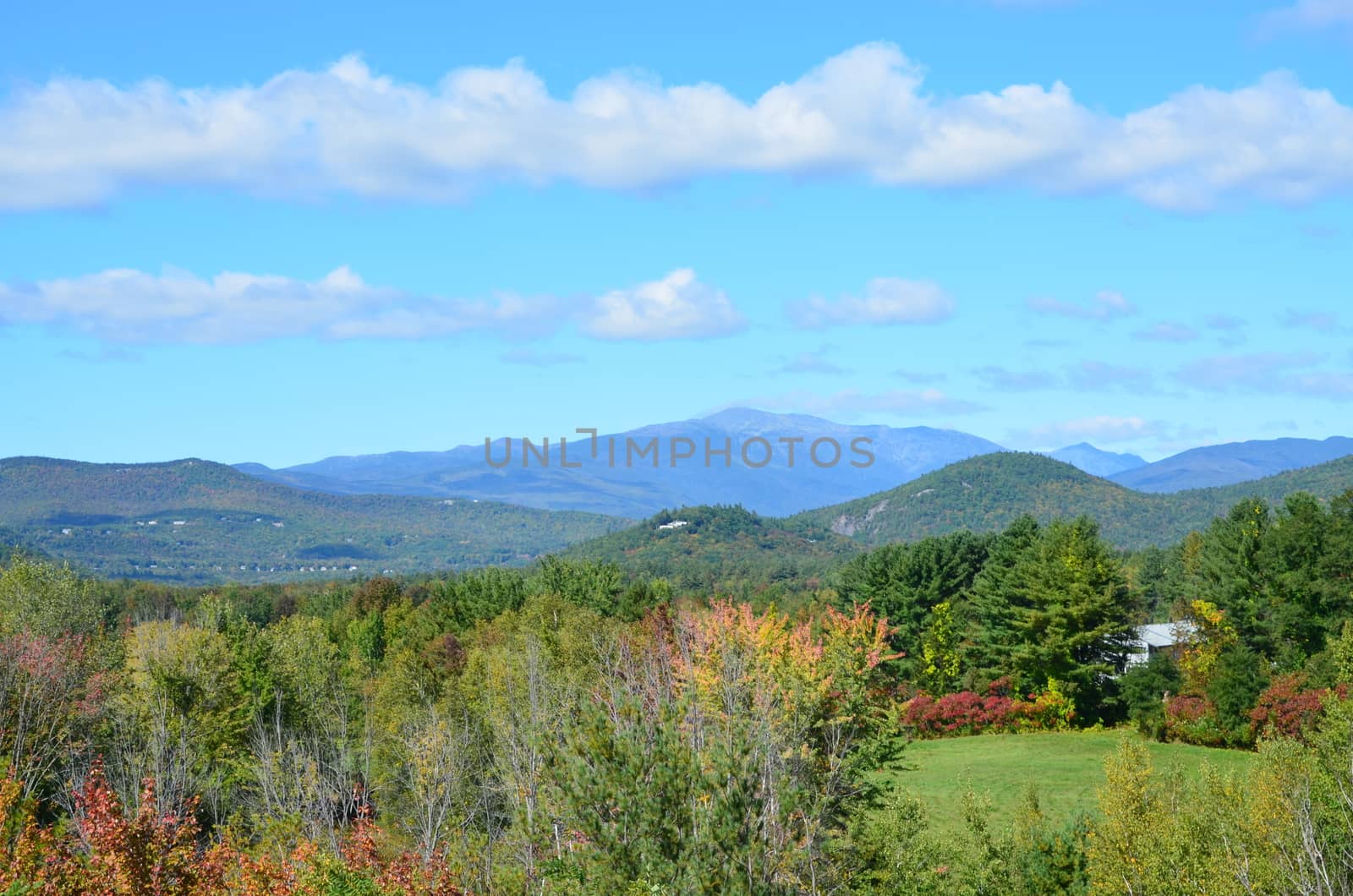 Early fall in the mountains of New Hampshire.