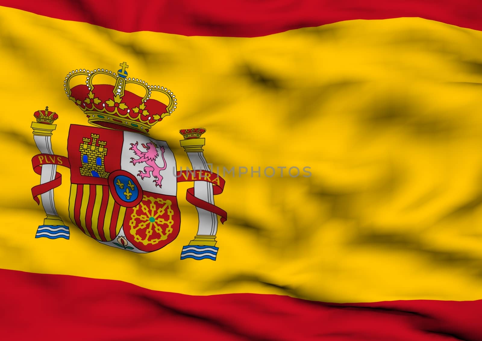 Image of a flag of Spain by richter1910