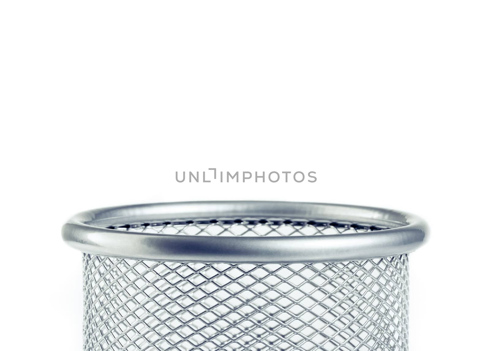 empty office container isolated, object office on white background with space for text