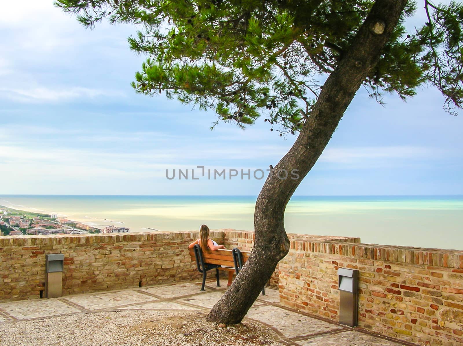 View from the ancient terrace.